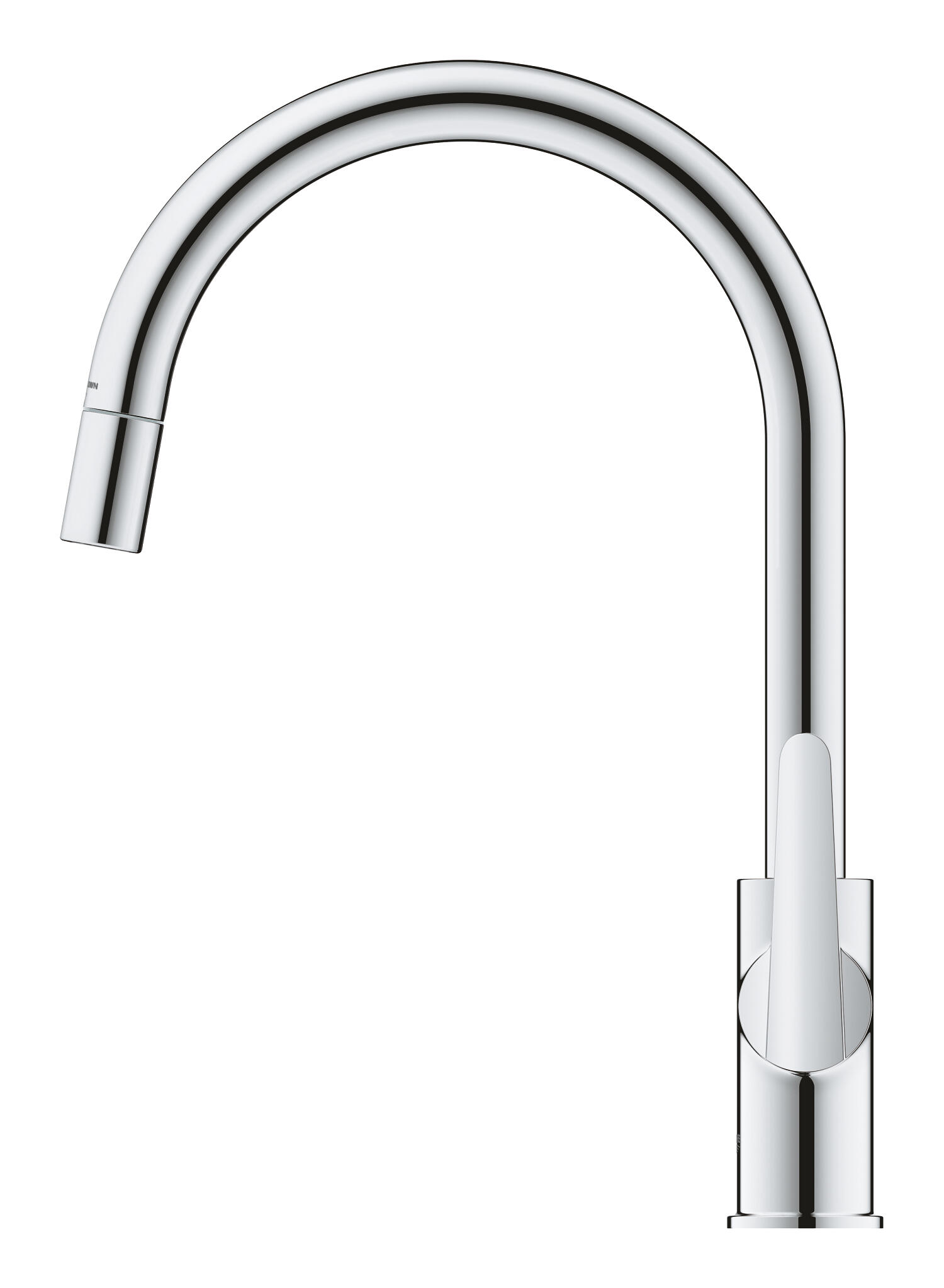 Mitigeur de cuisine avec douchette chrome, GROHE, Start Clova haut - QuickFix - 6