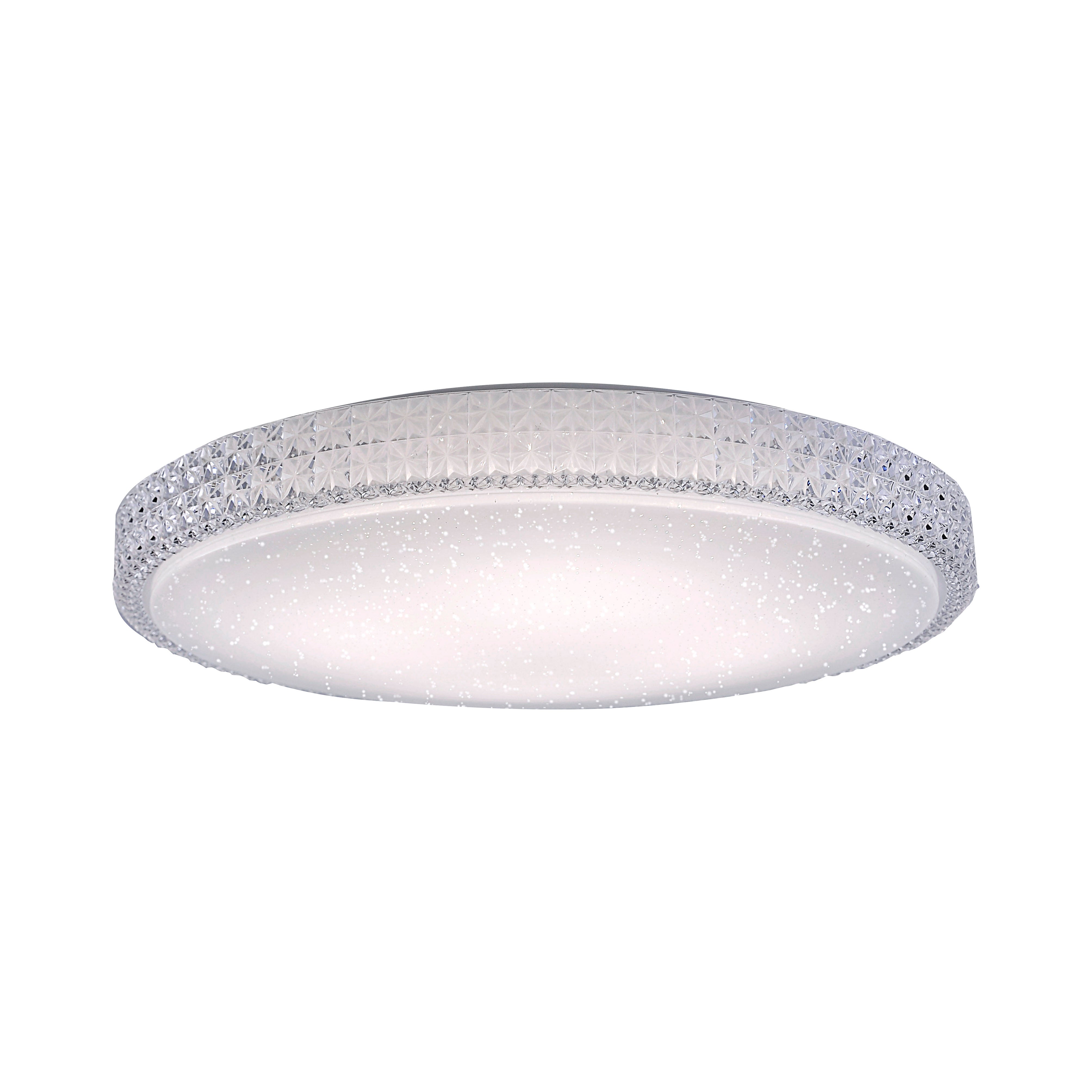 Plafón Frida Módulo LED lm transparente 60 cm blanco | Leroy Merlin