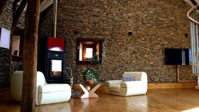 salón rústico