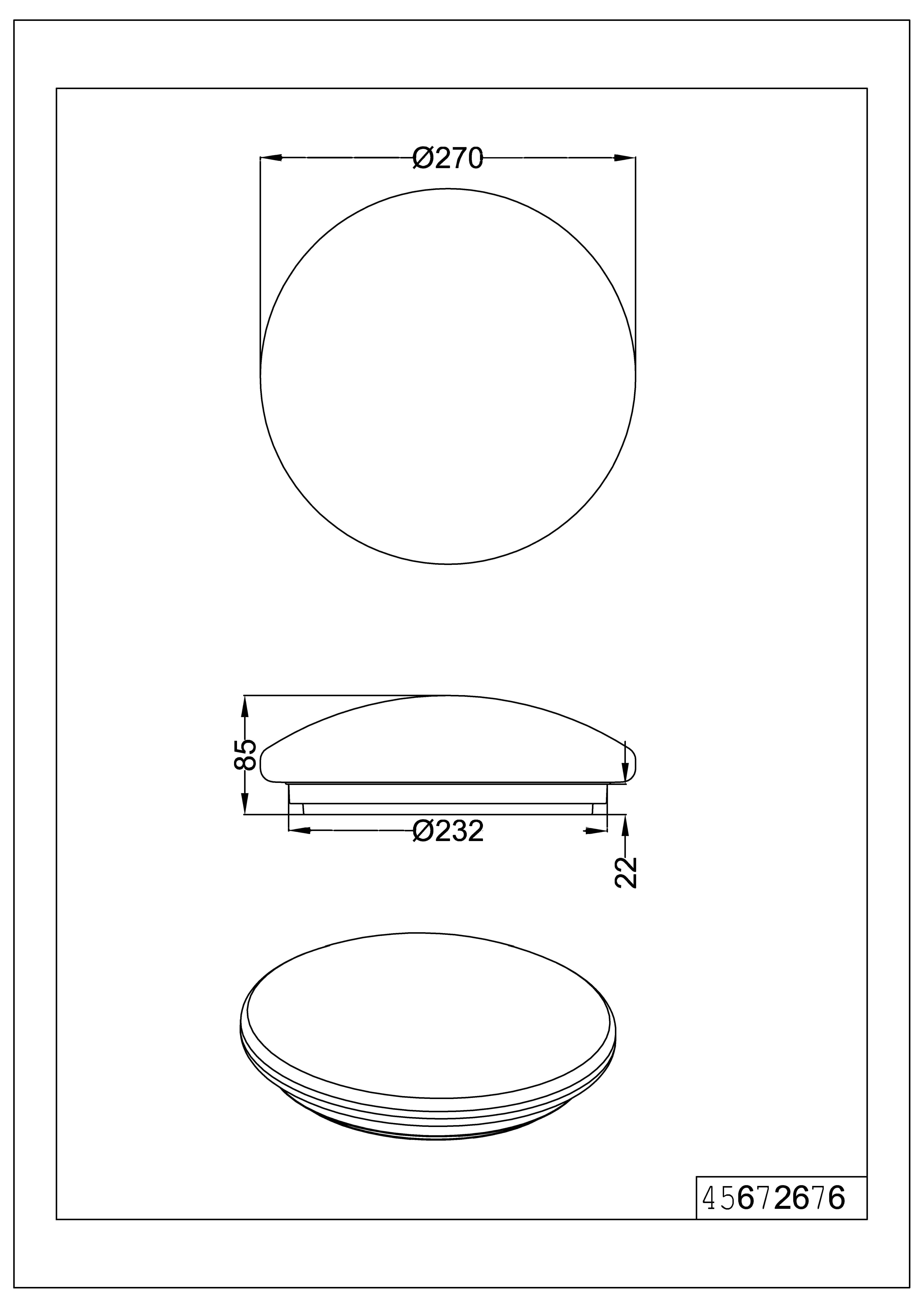 Candeeiro de teto LED BRANCO/ESTRELA - 2