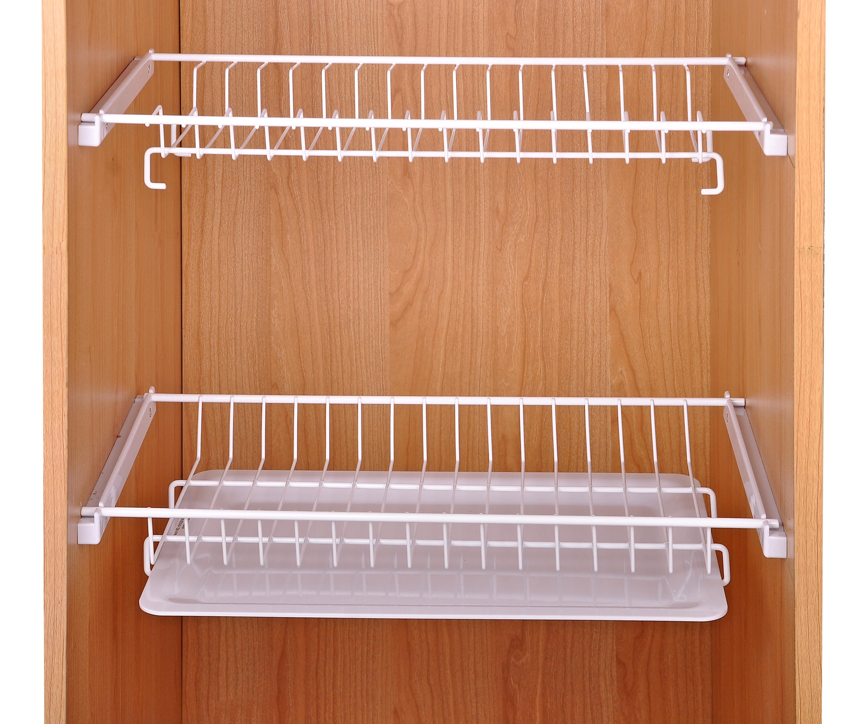 Escurreplatos con bandeja para interior de mueble Delinia ID blanco 24.5x45x25.1 cm - 2