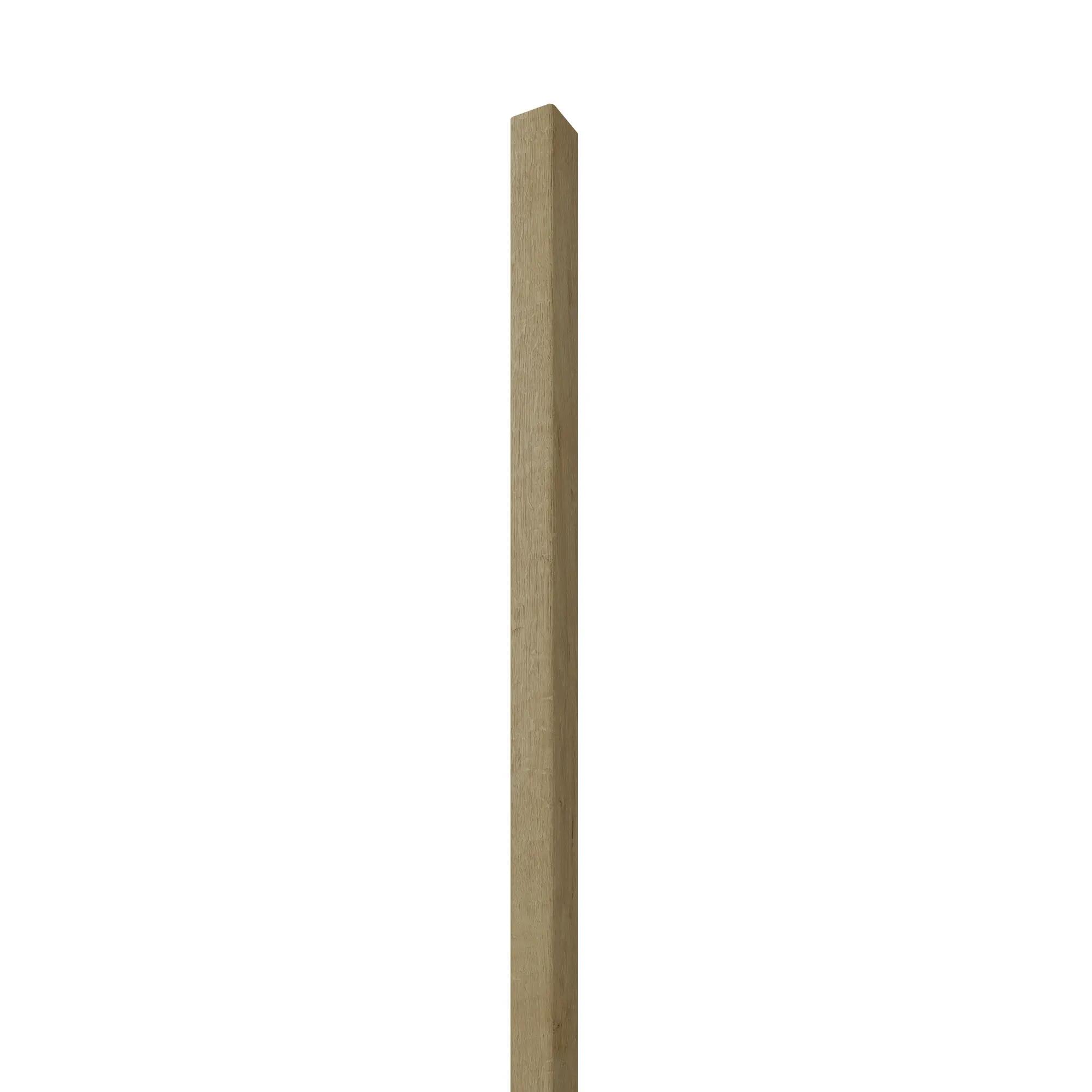 Pack de 3 guardavivos de palillería de MDF roble de 2,2x2,7x265cm - 4