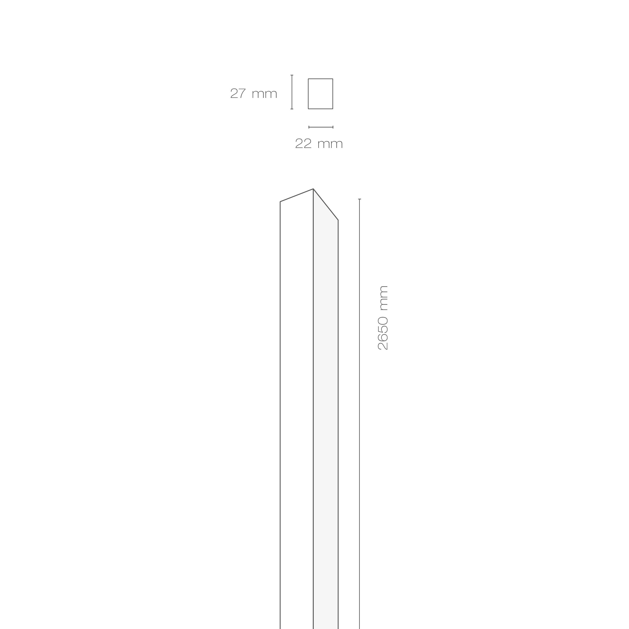 Pack de 3 listones de revestimiento de pared palillería efecto 3D de MDF negro de 265x2,2cm - 4