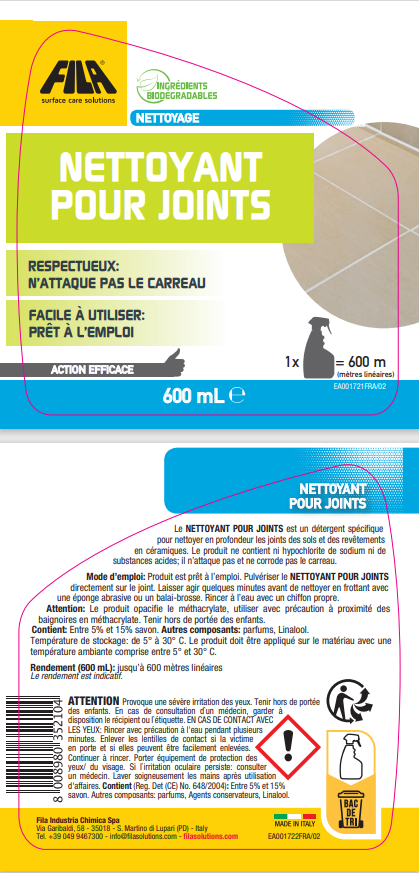 Nettoyant pour joint FILA, 600ML - 4