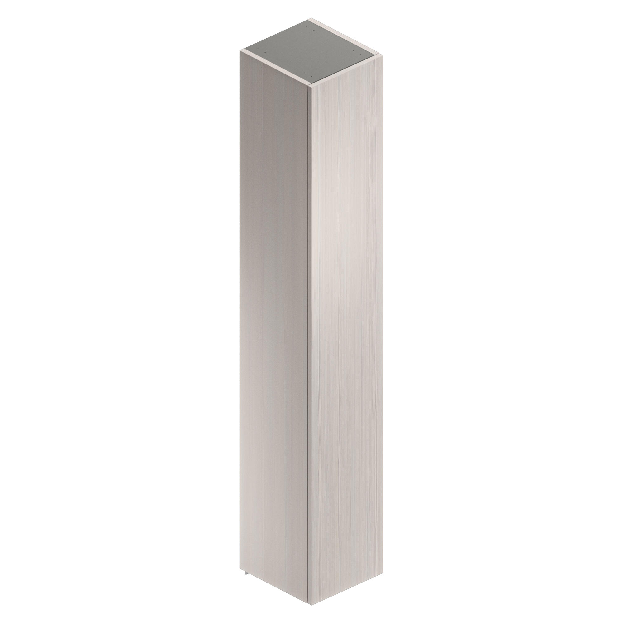 Colonna per mobile bagno Jnka SENSEA 1 anta P 32 x L 30 x H 180 cm legno larice bianco truciolare - 2
