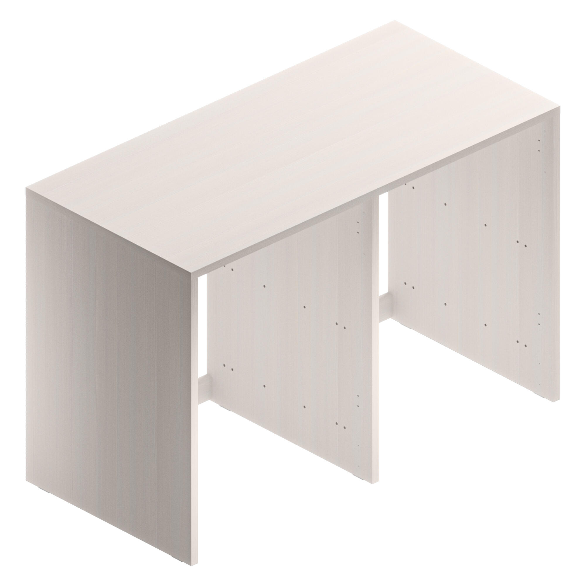 Mobile da bagno da fissare L 138 x H 92 x P 66 cm bianco, 0 cassetti SENSEA Jnka - 2