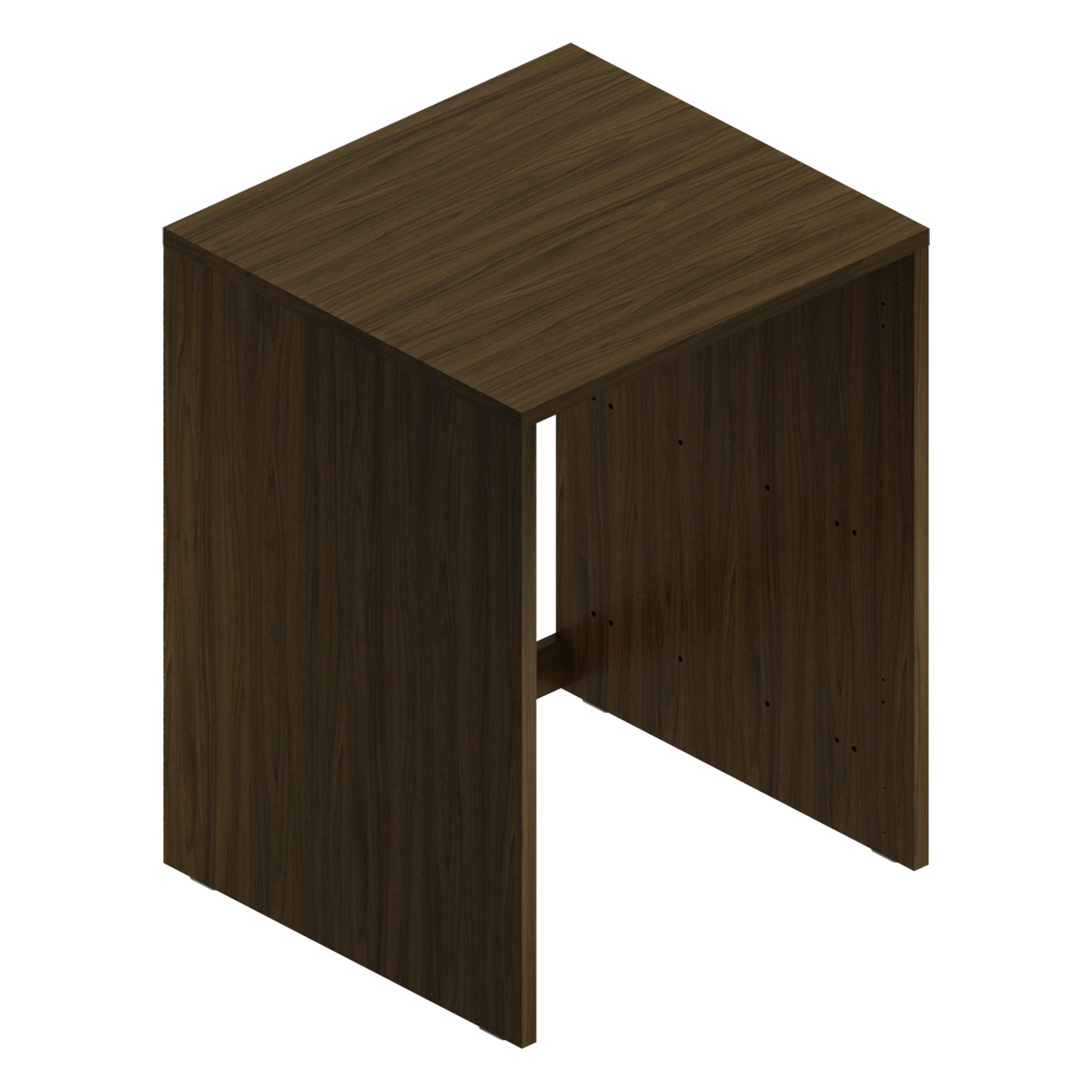 Mobile da bagno da fissare sotto lavabo L 70 x H 92 x P 66 cm noce SENSEA Jnka - 4