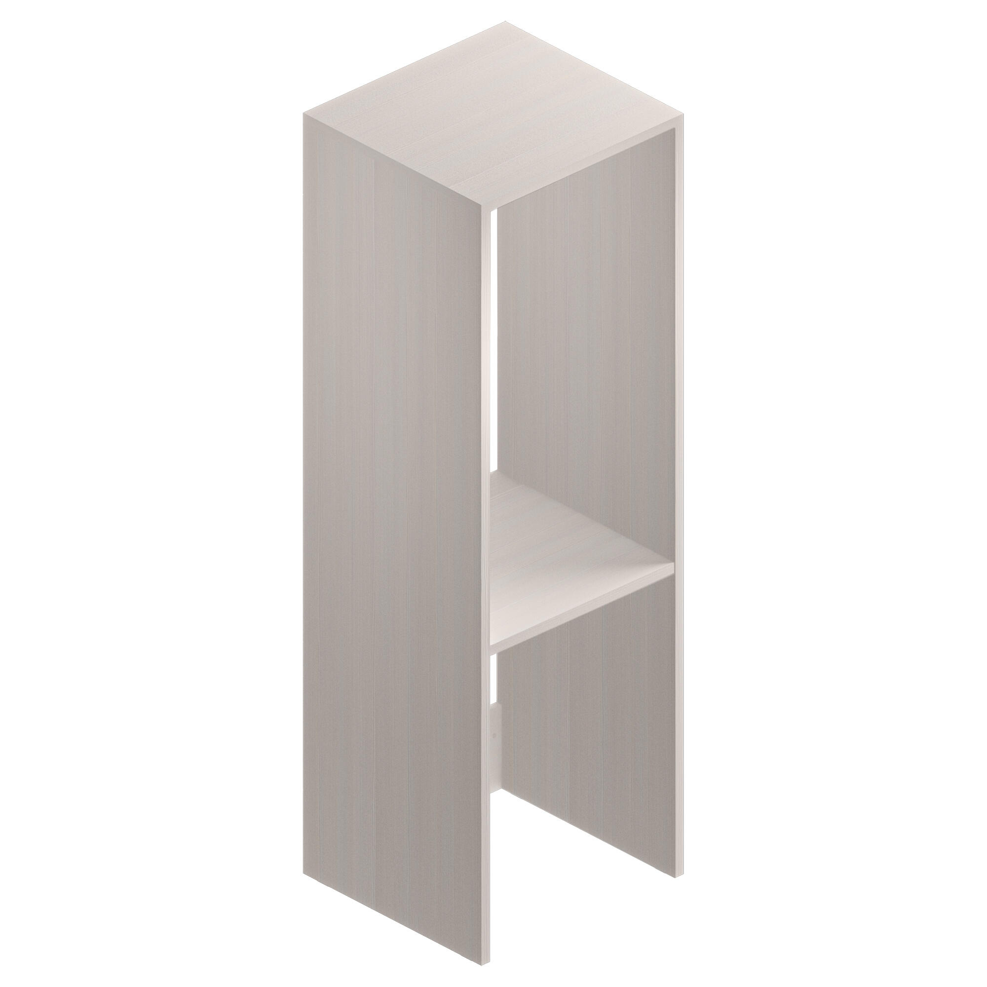 Colonna per mobile bagno Jnka SENSEA P 66 x L 70 x H 194 cm legno larice bianco prodotto senza frontale - 2