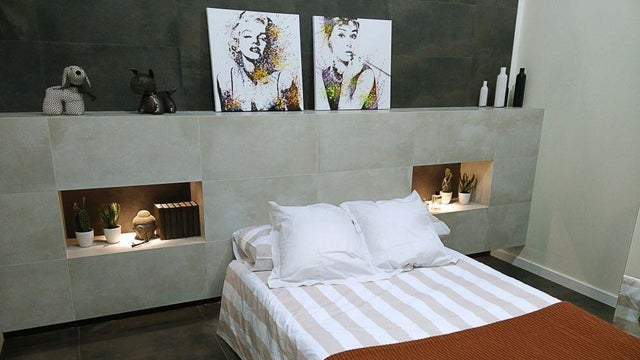 Cabecero ceramica dormitorio