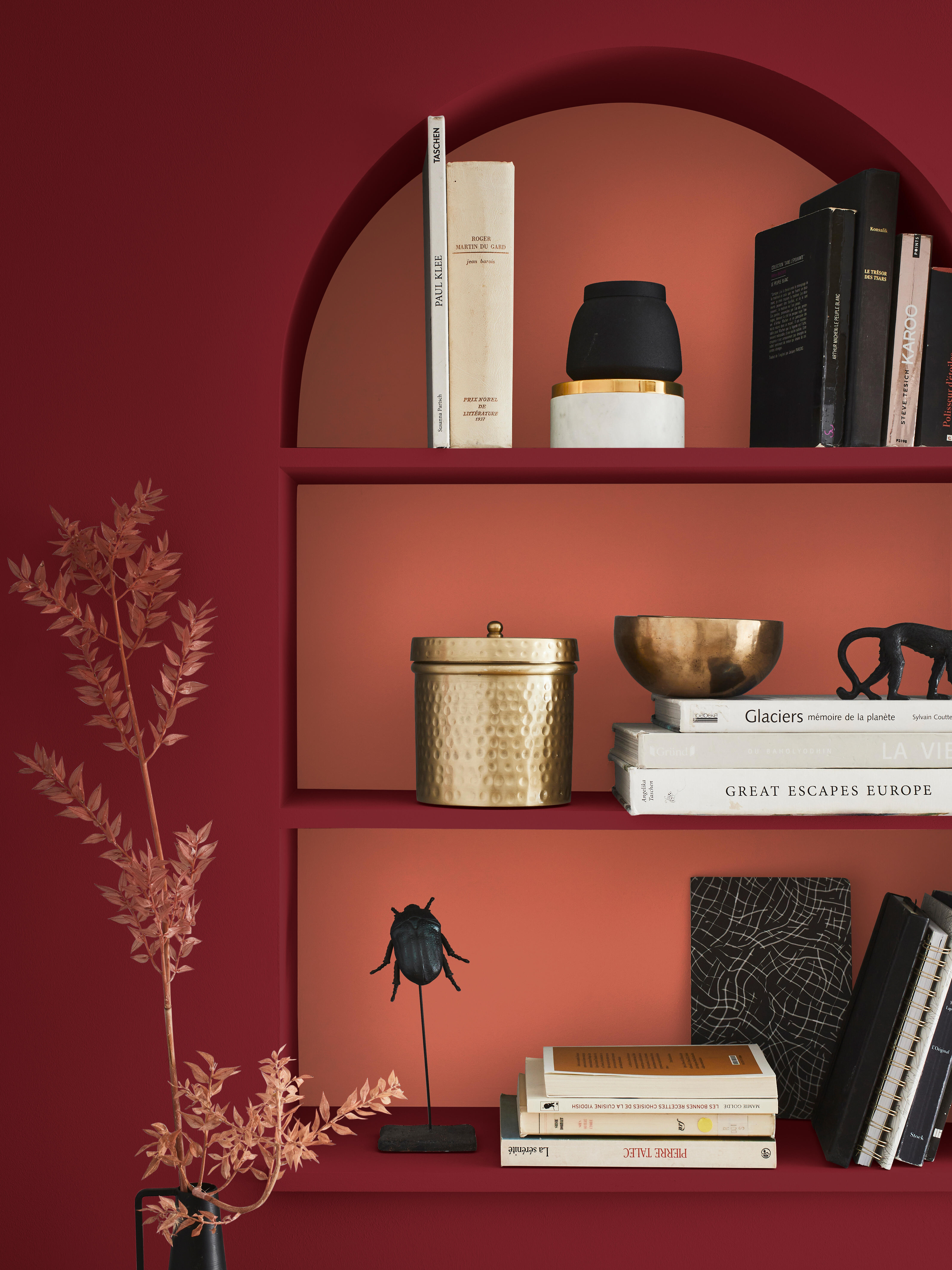 Tester de pintura salones y habitaciones LUXENS color lava 3 mate 75ml para paredes y techos - 5