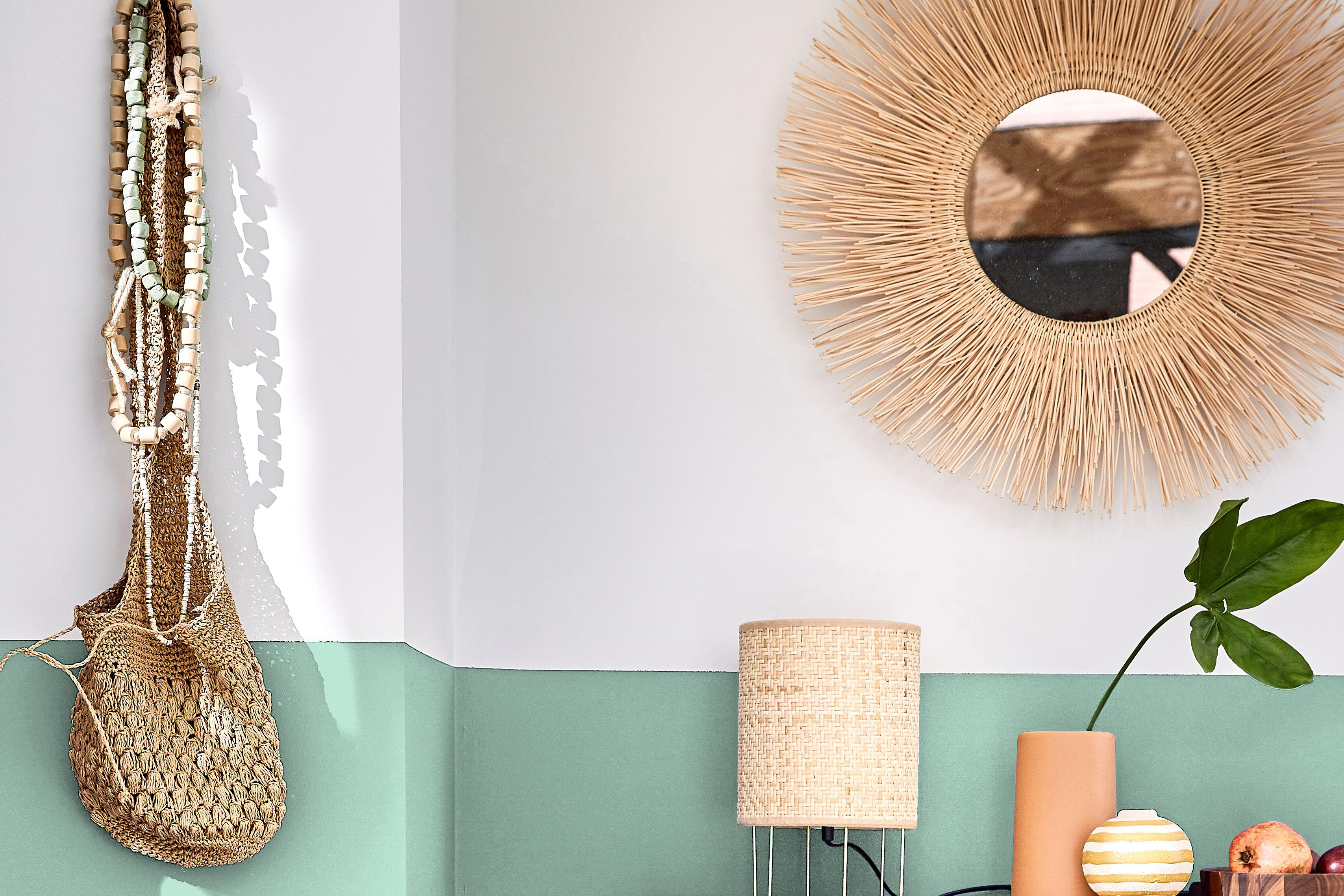 Pittura per interni per parete e soffitto lavabile, LUXENS murale verde mint 6 opaco, 2.5 L - 4