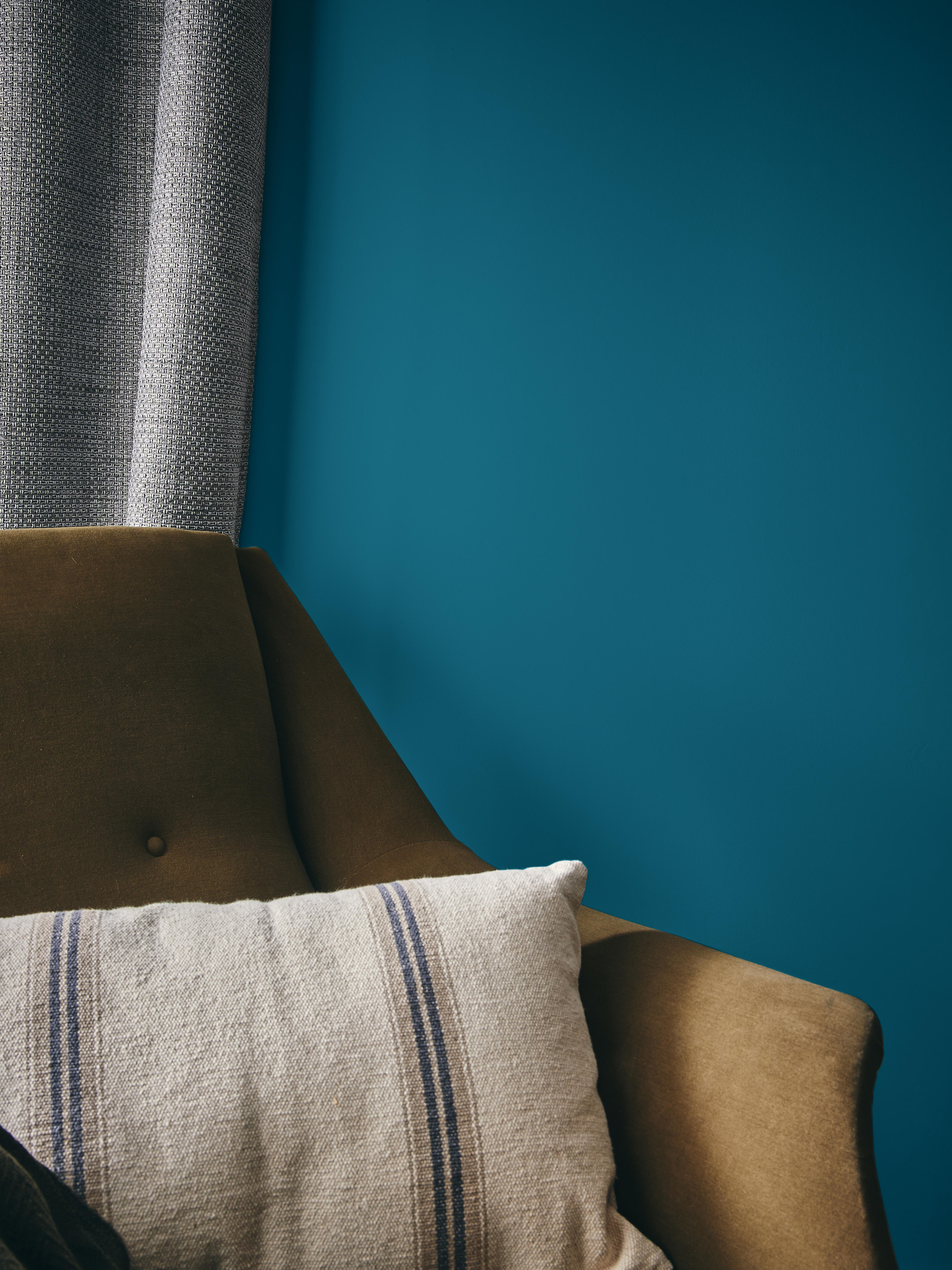 Pittura per interni per parete e soffitto lavabile, LUXENS murale blu miami 1 opaco, 2.5 L - 6
