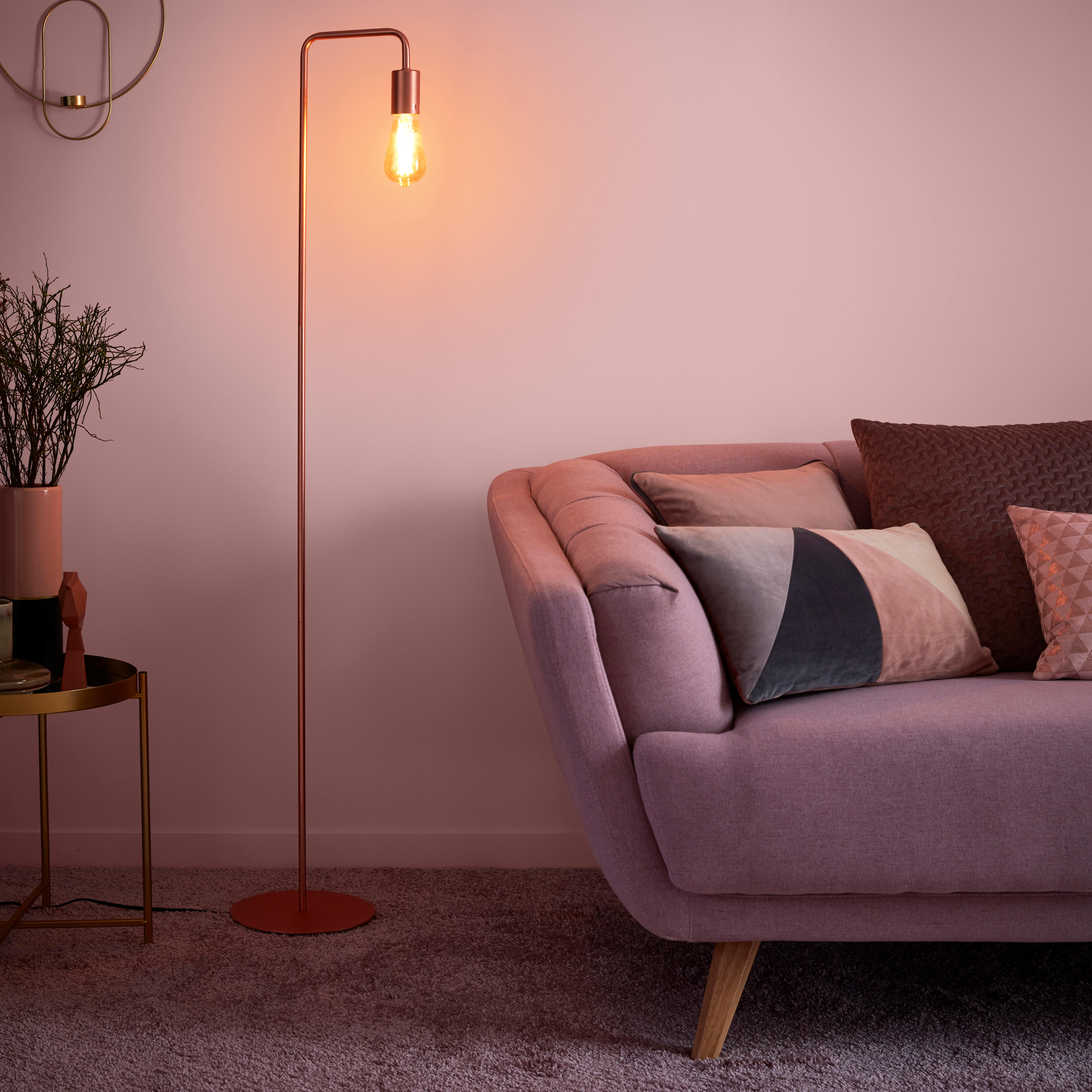 Pittura per interni per parete e soffitto lavabile, LUXENS murale rosa kiss 5 opaco, 1 L - 4