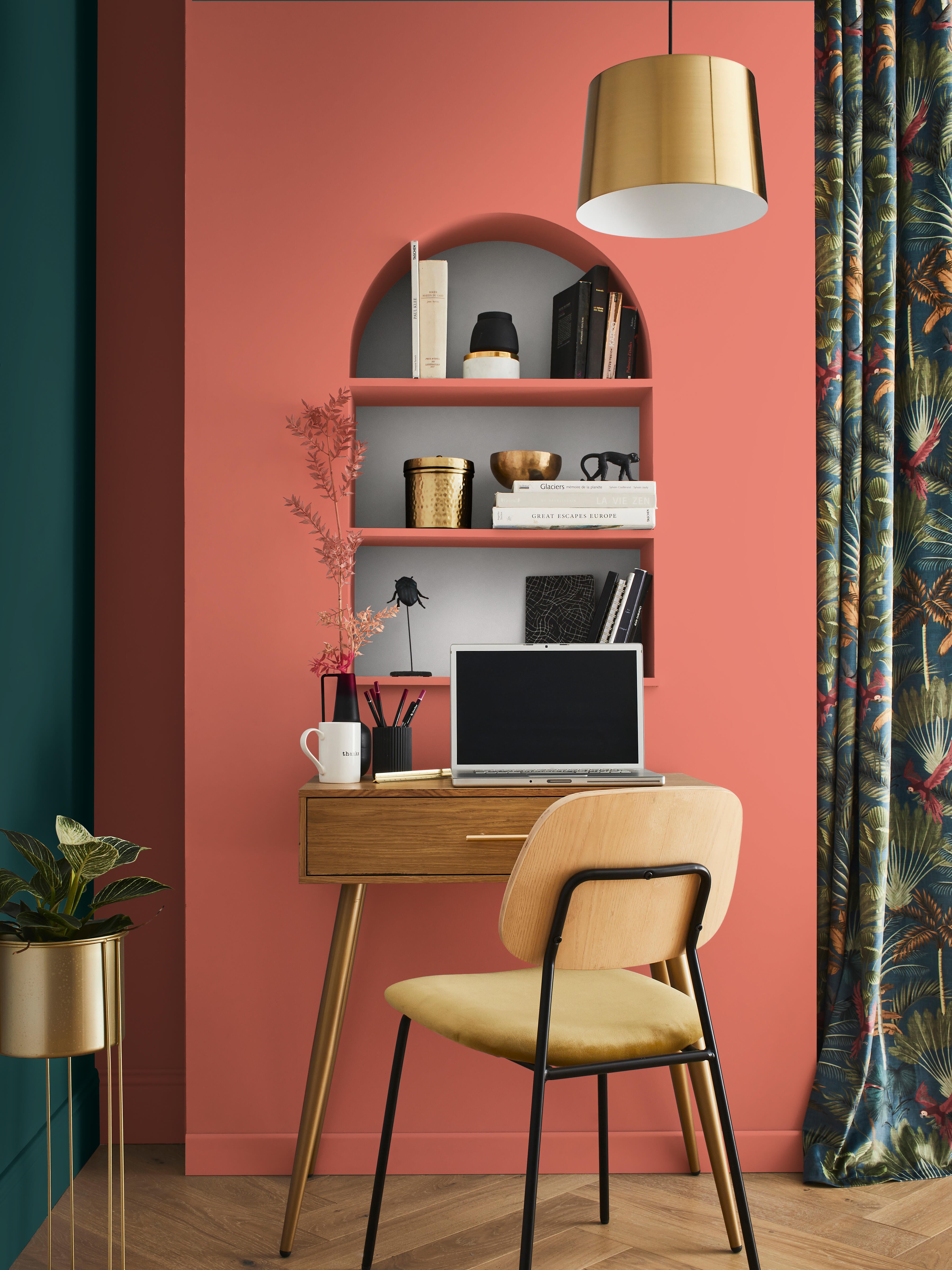 Pittura per interni per parete e soffitto super lavabile, LUXENS monomano verde emerald 0 opaco, 2.5 L - 5