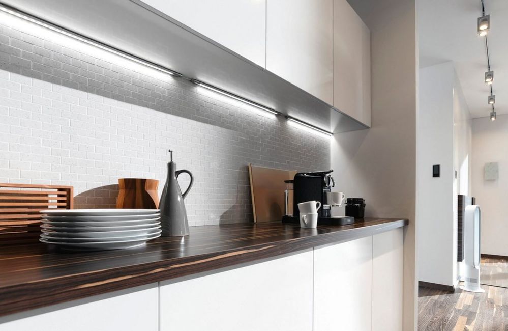 Cómo instalar luces LED en los muebles de tu cocina?