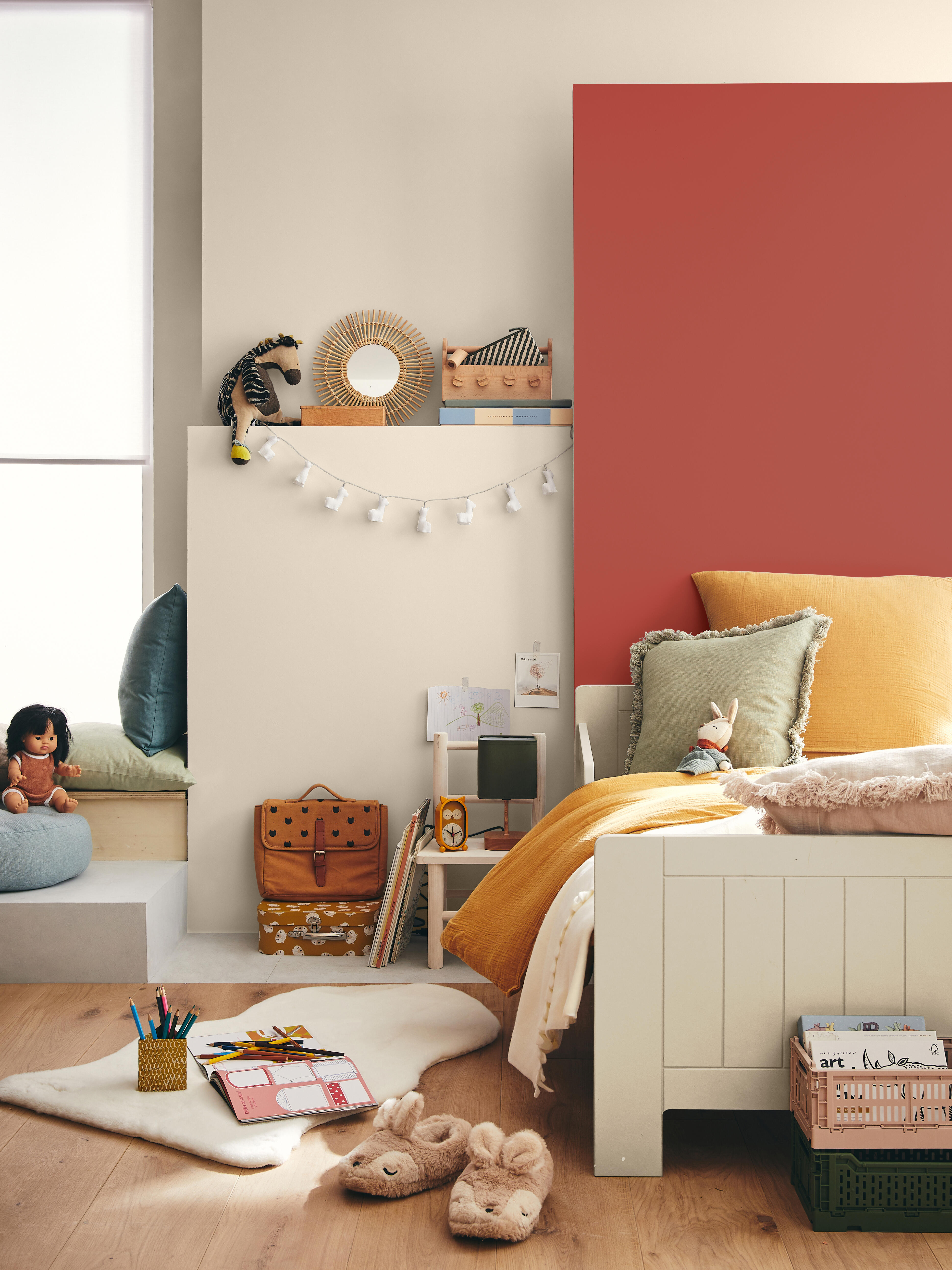 Lustro w bambusowej ramie Bamboo okrągłe śr. 30 cm Inspire - 14