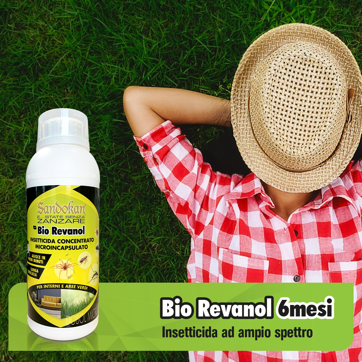 Insetticida liquido per cimice e formiche e scarafaggi e zanzare e mosche SANDOKAN MICROINC 1 Litro - 2