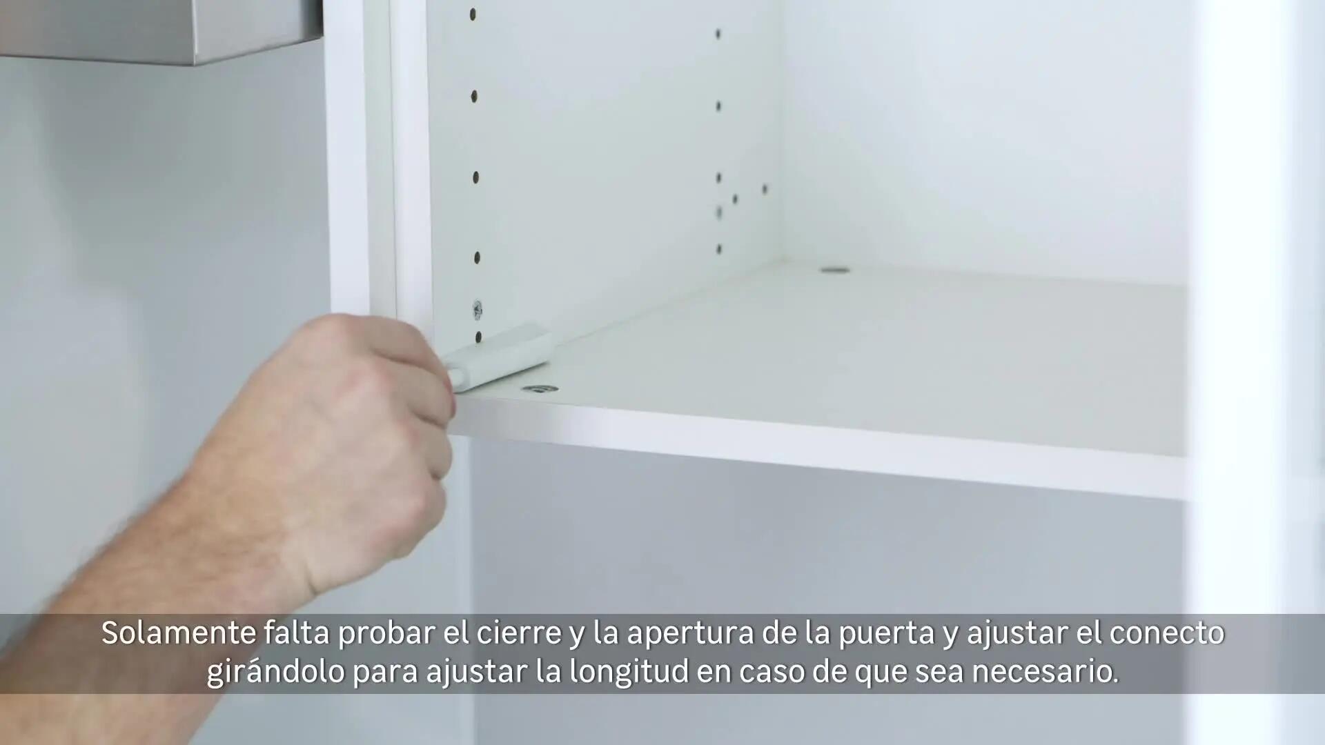 Pack de 2 sistemas push-open puertas blanco - 3
