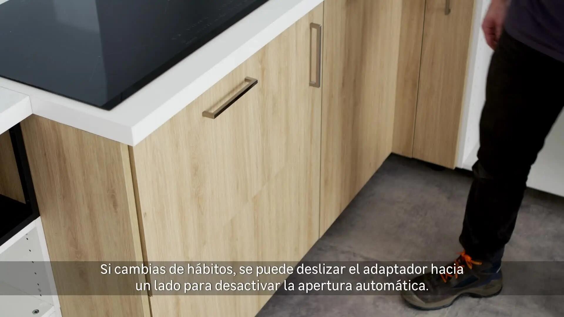 Tirador mueble HETTICH  negro distancia entre eje 3.5 mm - 3