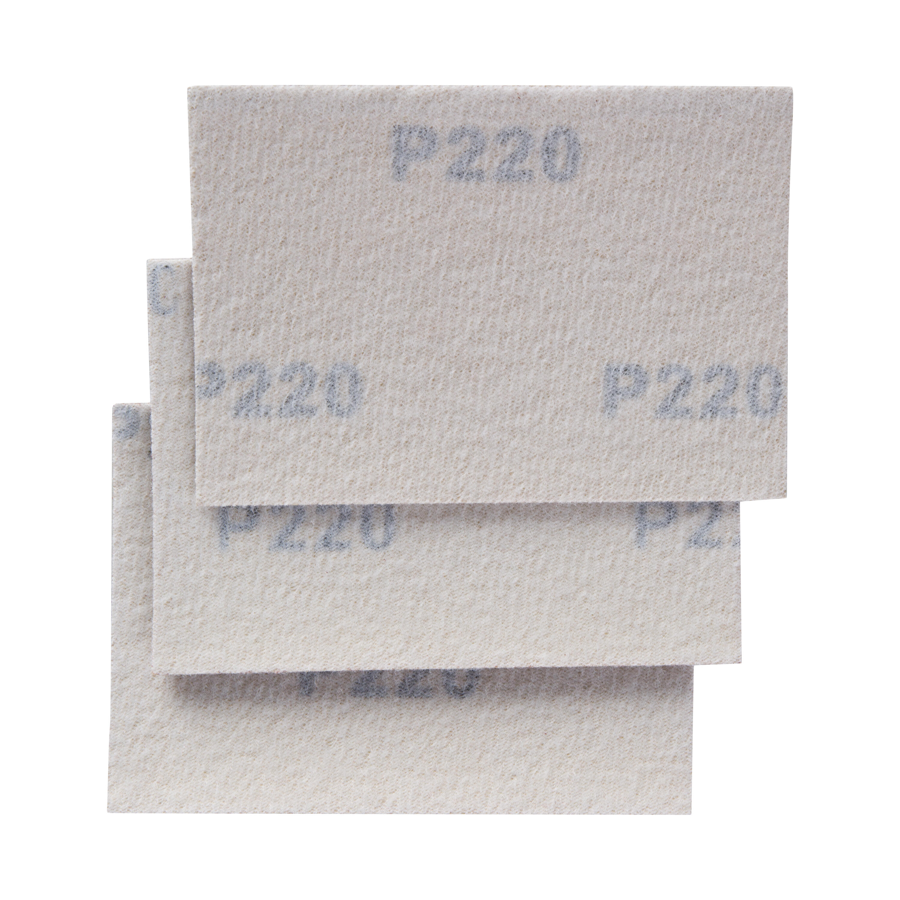 Pack de 5 lixas manuais 100x70 mm grão 80 Dexter - 2