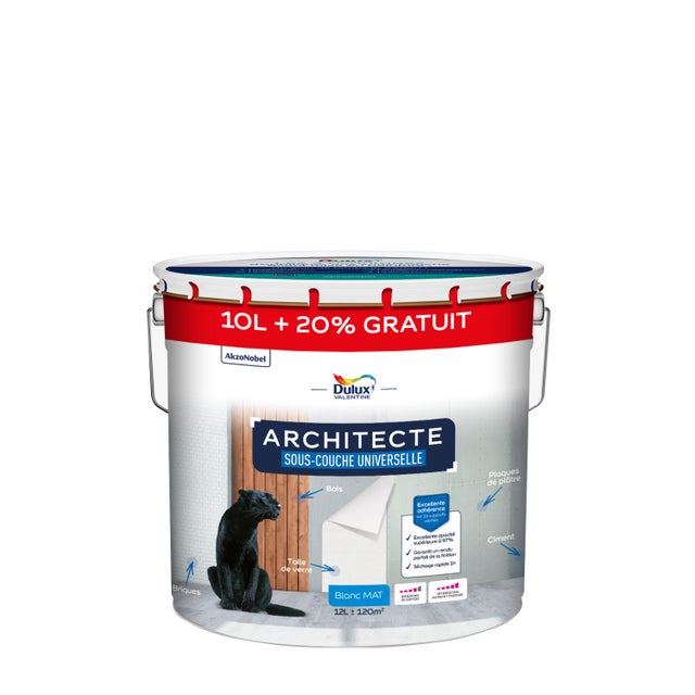 Sous-couche universelle Architecte DULUX VALENTINE 10L+20% gratuit