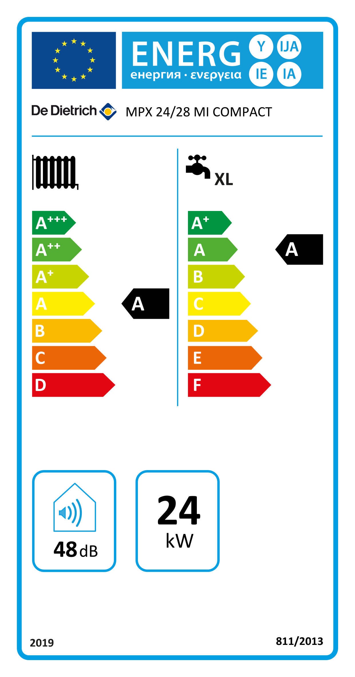 Chaudière gaz condensation microaccumulée DE DIETRICH Mpx mi compact 29 kW - 2