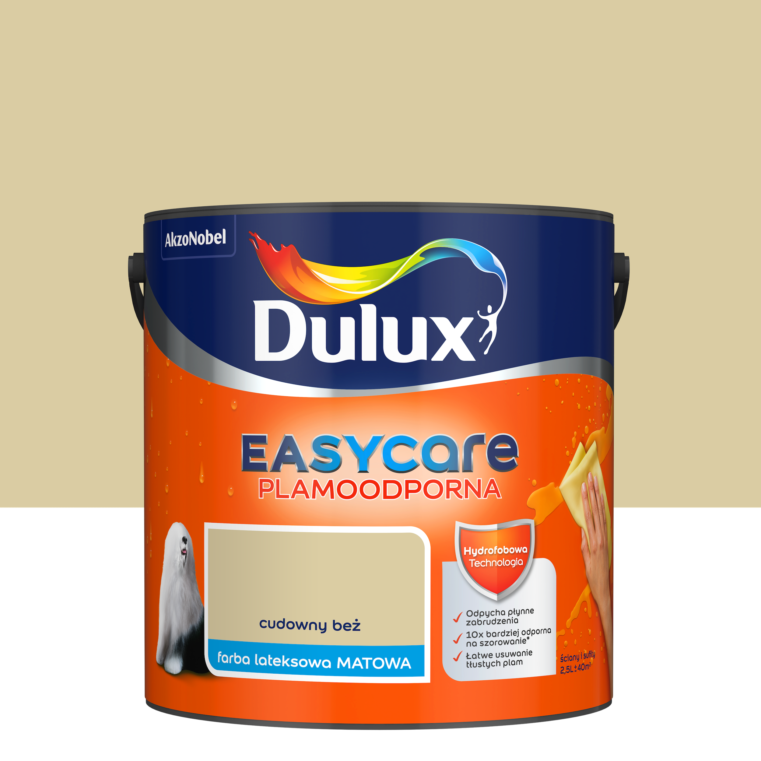 Farba Dulux Easycare Cudowny beż 2.5 l - 2