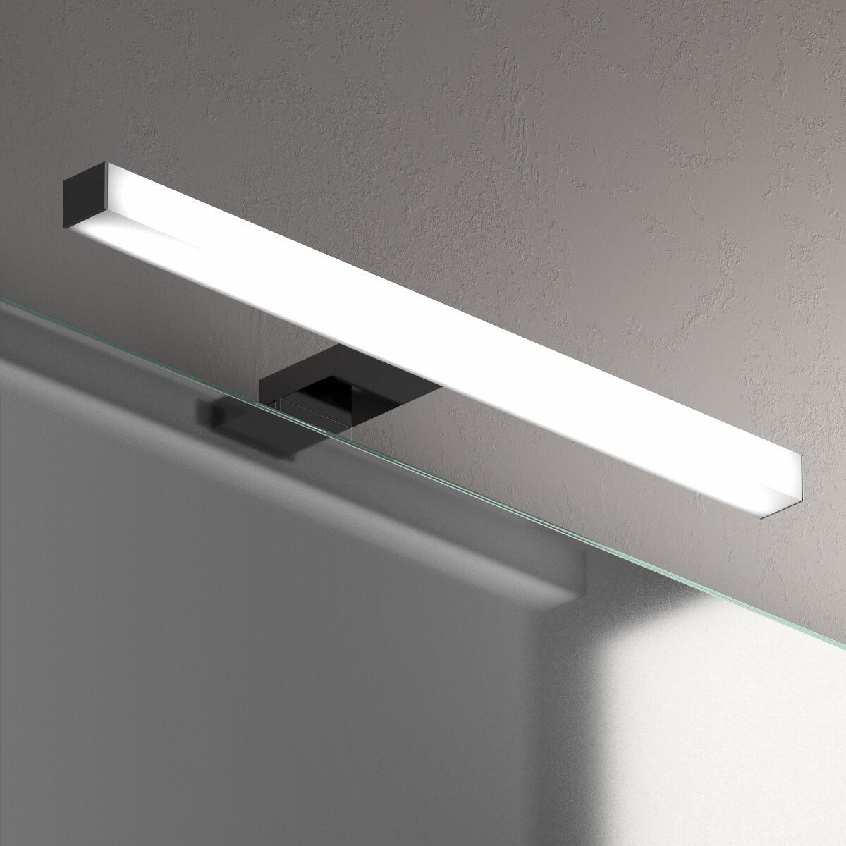 Applique LED bagno IP44 grigio IP44, luce bianco freddo 650 lumen, - 3