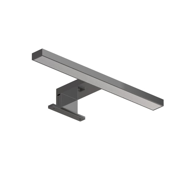 Applique LED bagno IP44 grigio IP44, luce bianco naturale 650 lumen,