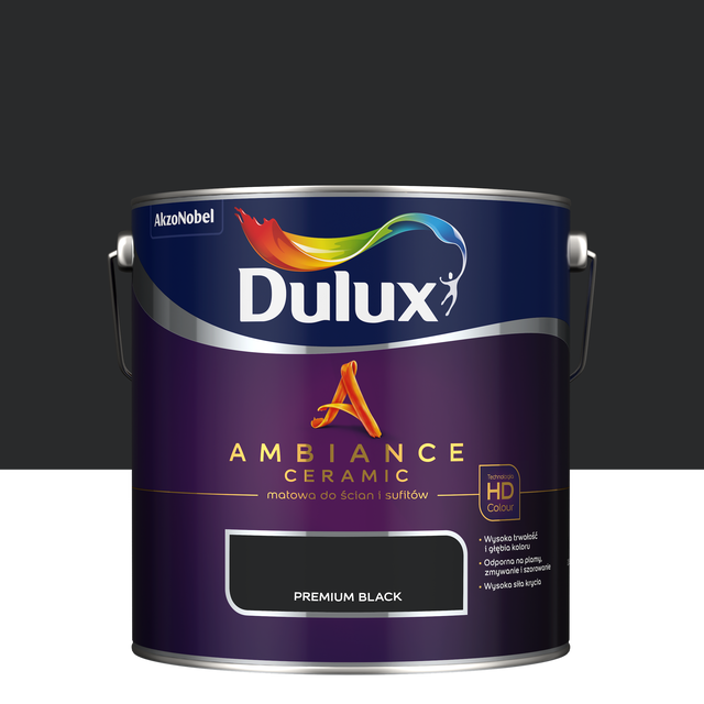 Farba Dulux Ambiance Premium black 2.5 l