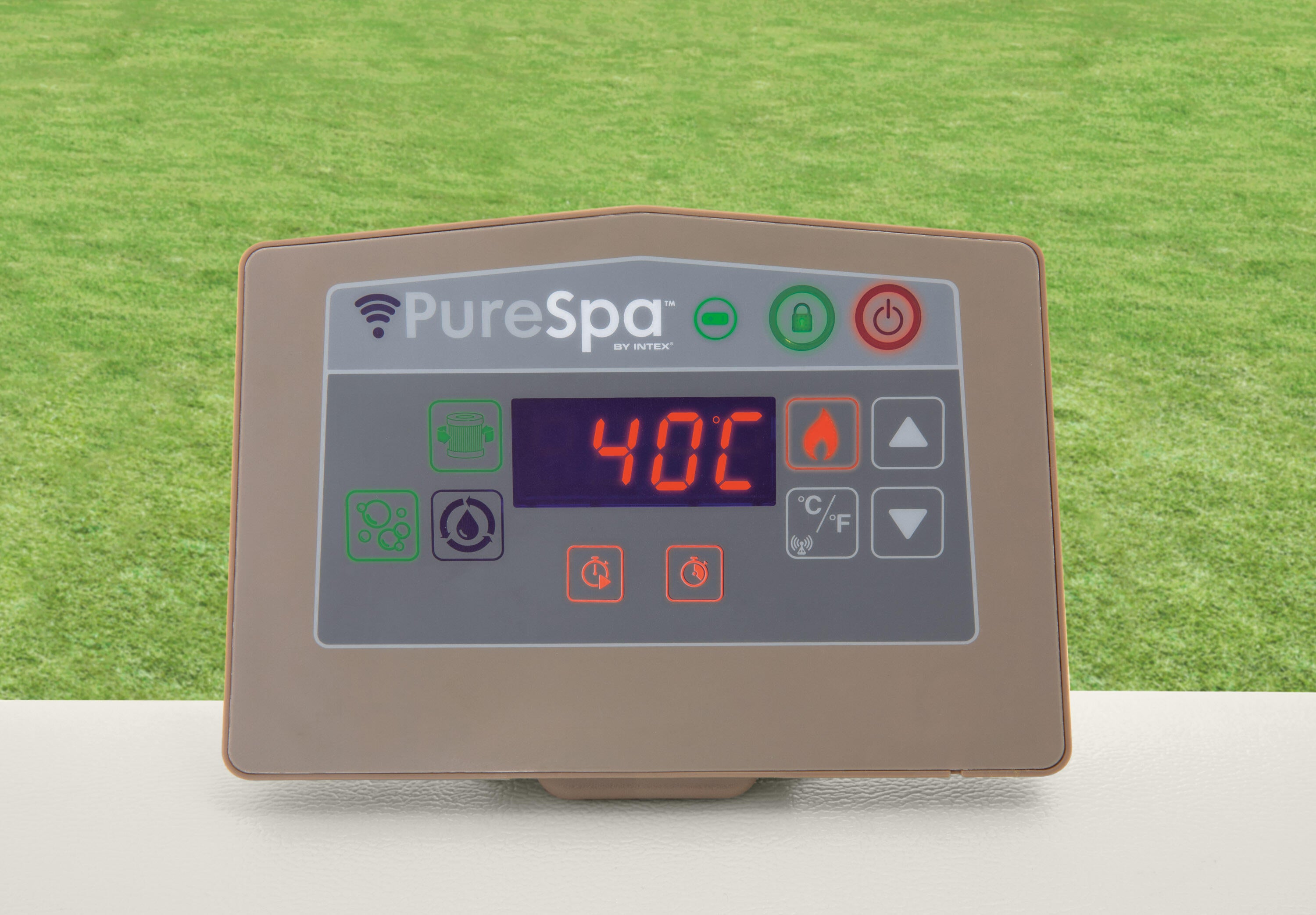 Pure Spa gonflable INTEX CALACATTA carré 4 places - 9