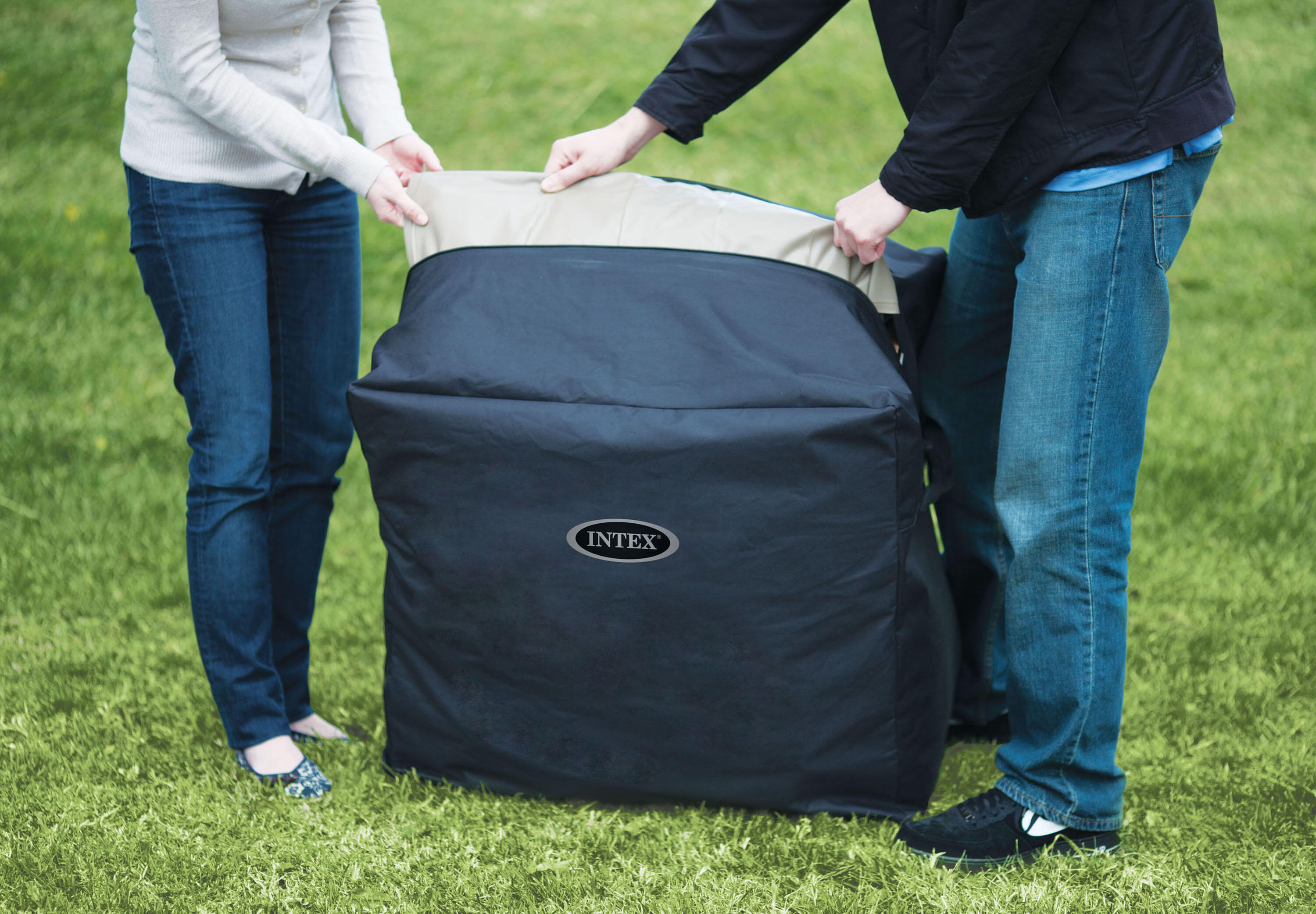 Pure Spa gonflable INTEX CALACATTA carré 4 places - 7