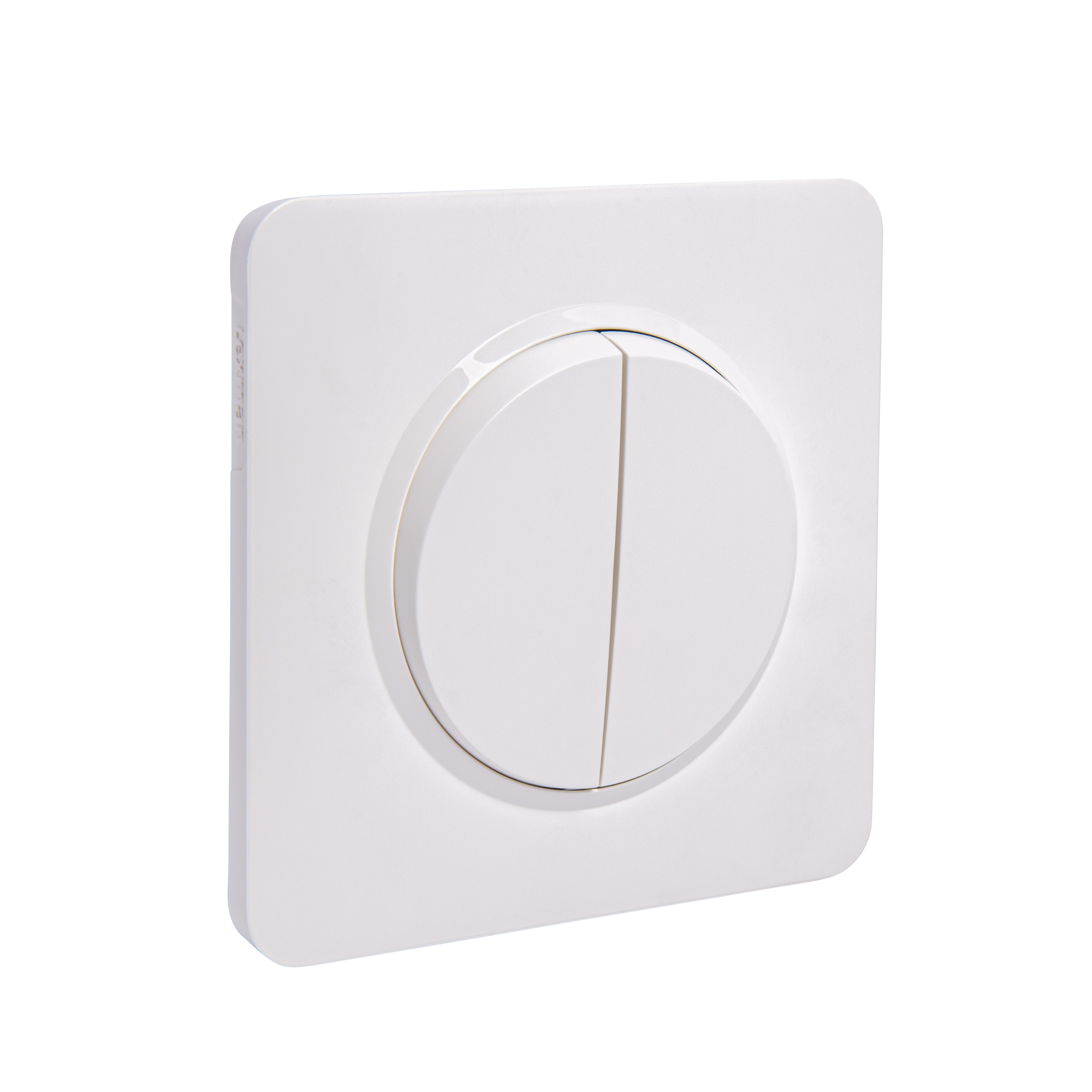 Double interrupteur va-et-vient, LEXMAN Lumia, blanc - 2