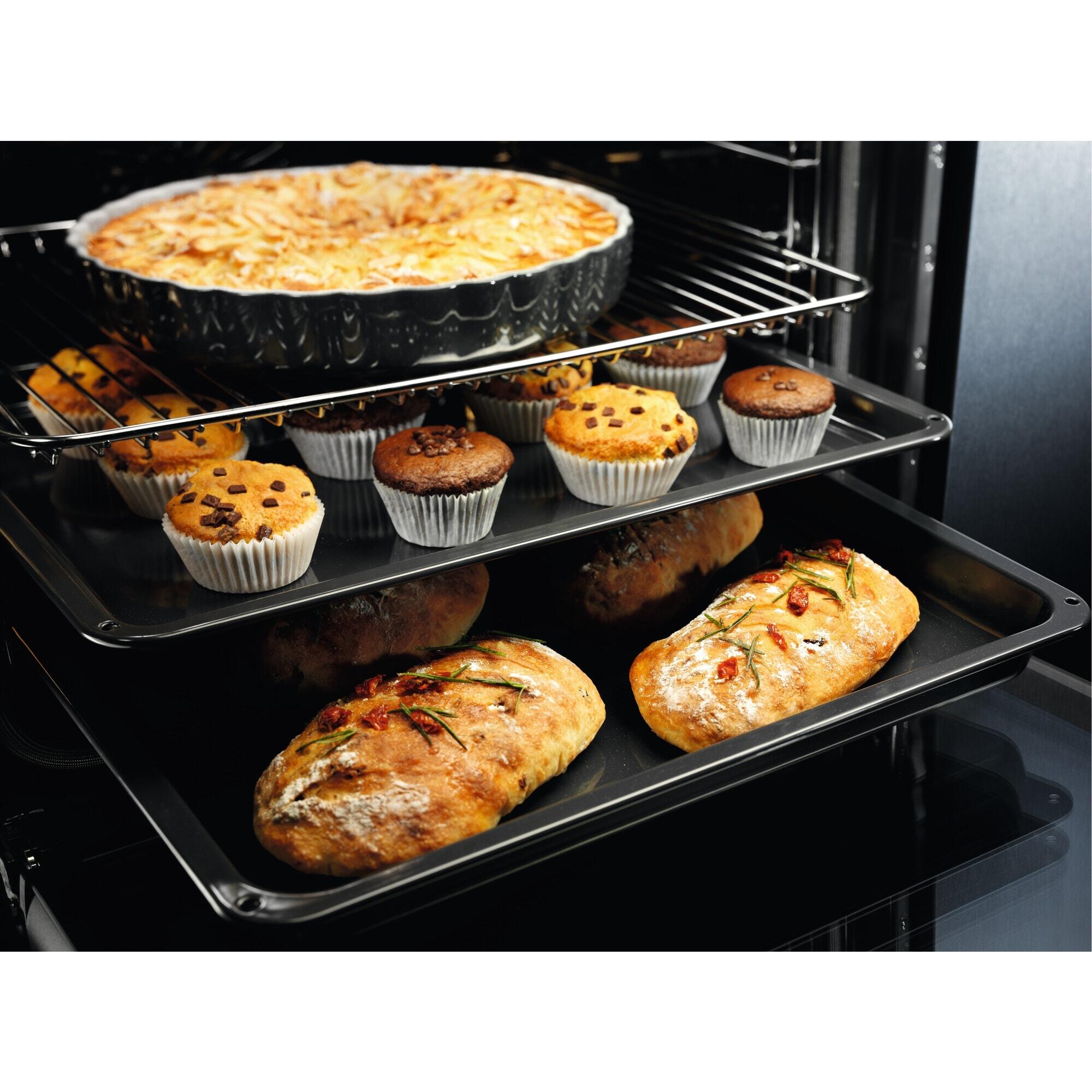 Forno de encastrar multifunções 59.4 x 56 x  59 cm cinza Electrolux EOF3H40X - 6