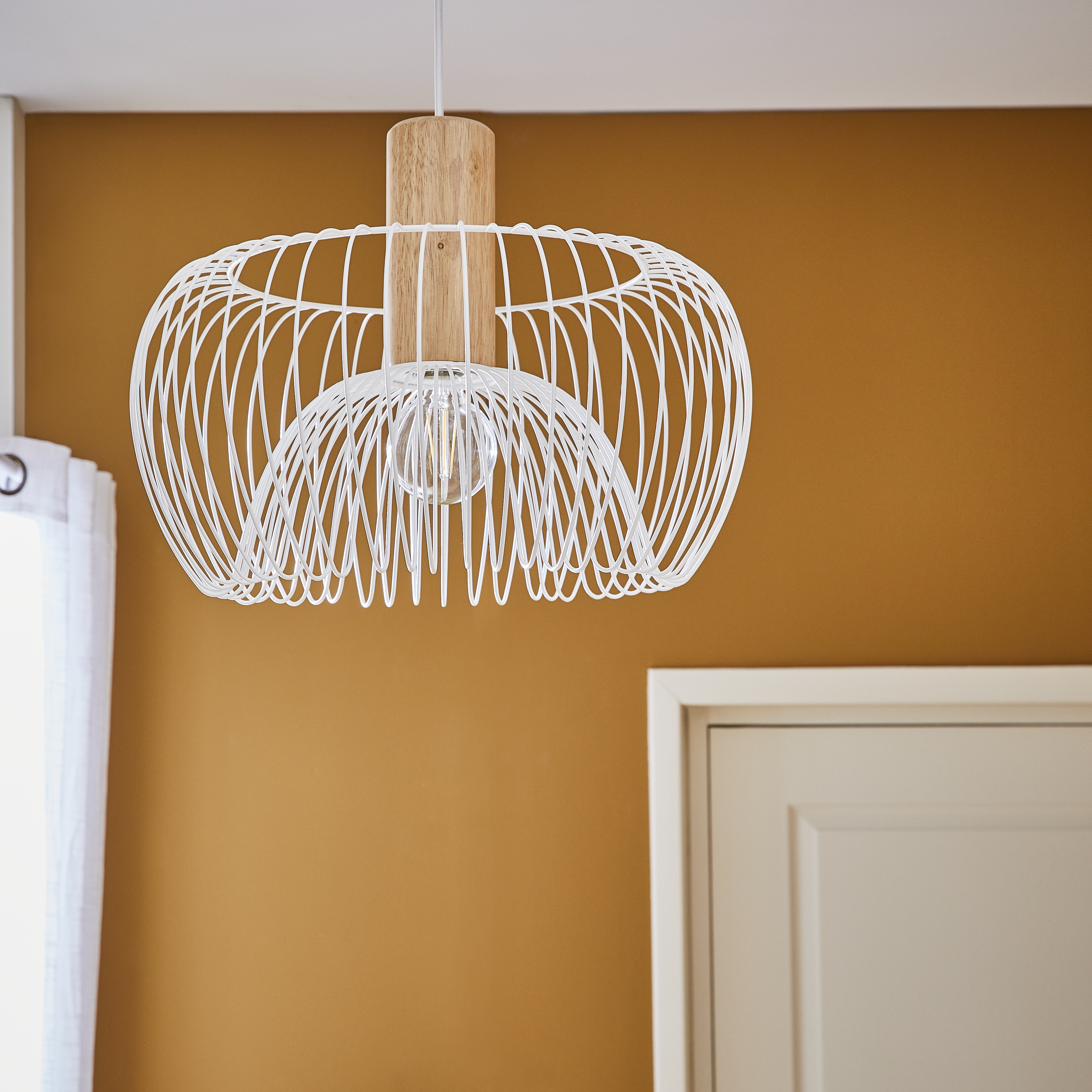 Lampa wisząca Anemone biała E27 Inspire - 3