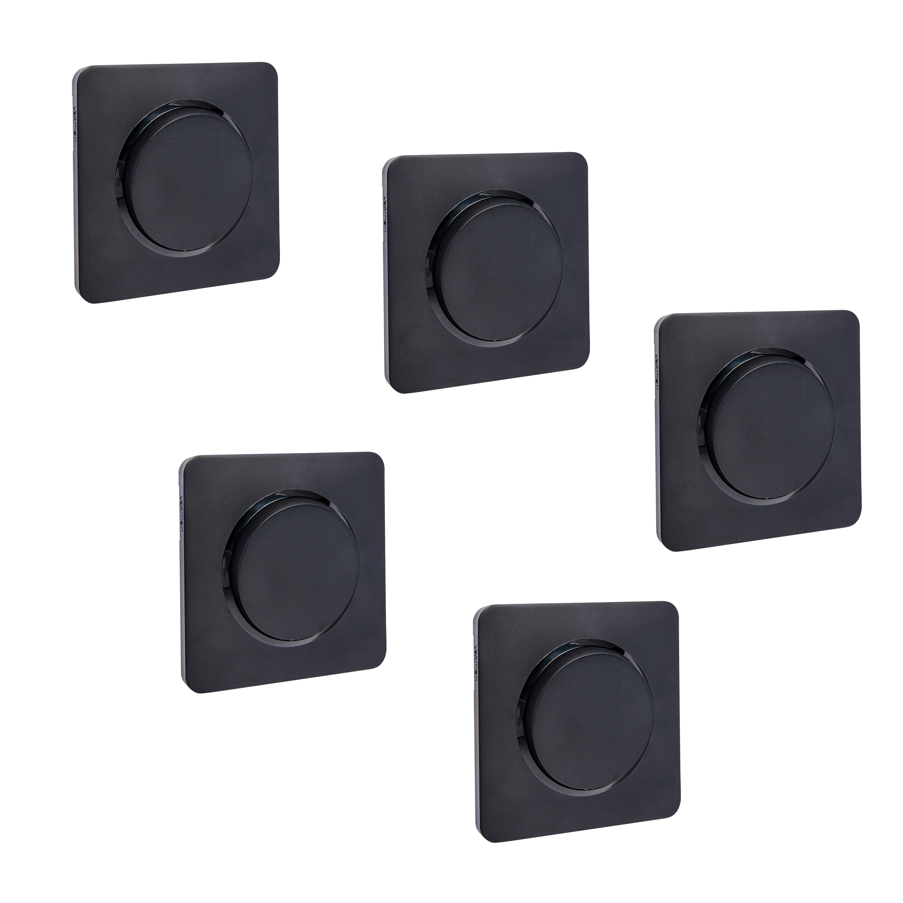 Interrupteur va-et-vient, LEXMAN Lumia, noir - 8