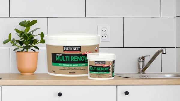 Enduit de lissage en pâte au rouleau PRESTONETTT 15 kg + 20% gratuit