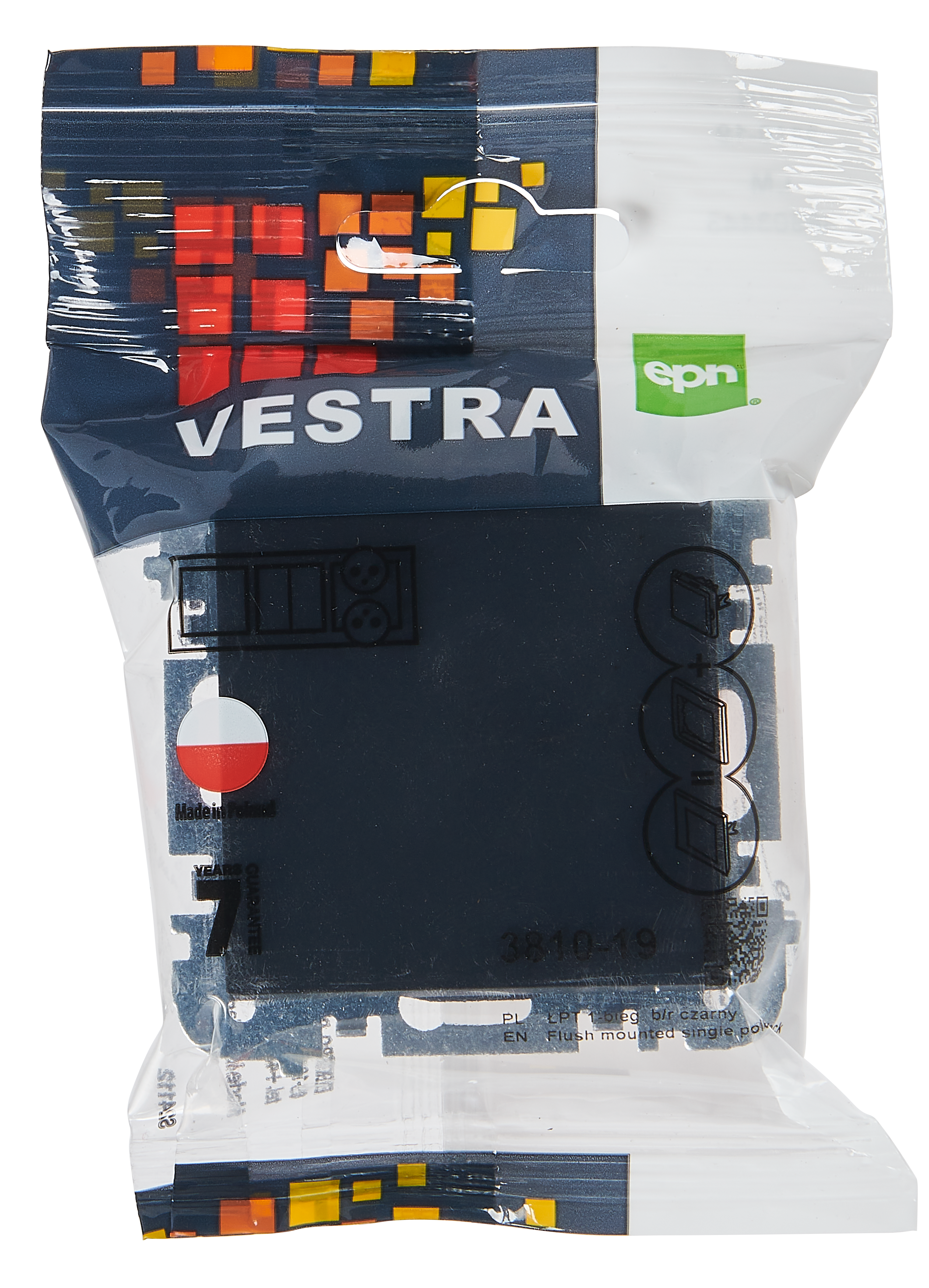 Włącznik pojedynczy Czarny VESTRA ELEKTRO-PLAST - 5