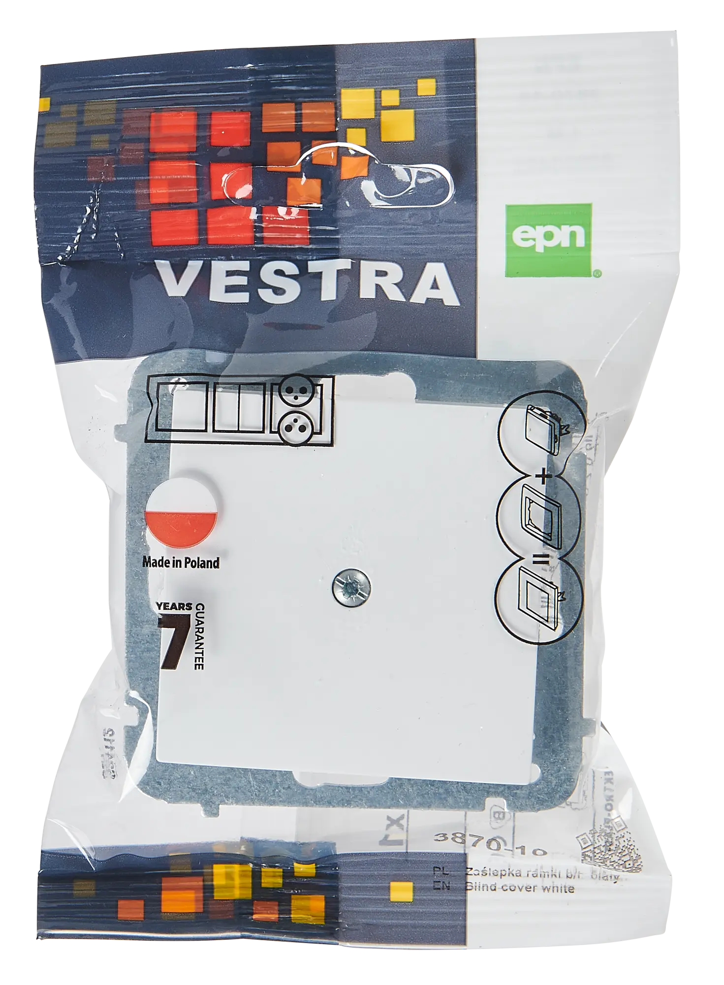 Zaślepka ramki Biały VESTRA ELEKTRO-PLAST - 4
