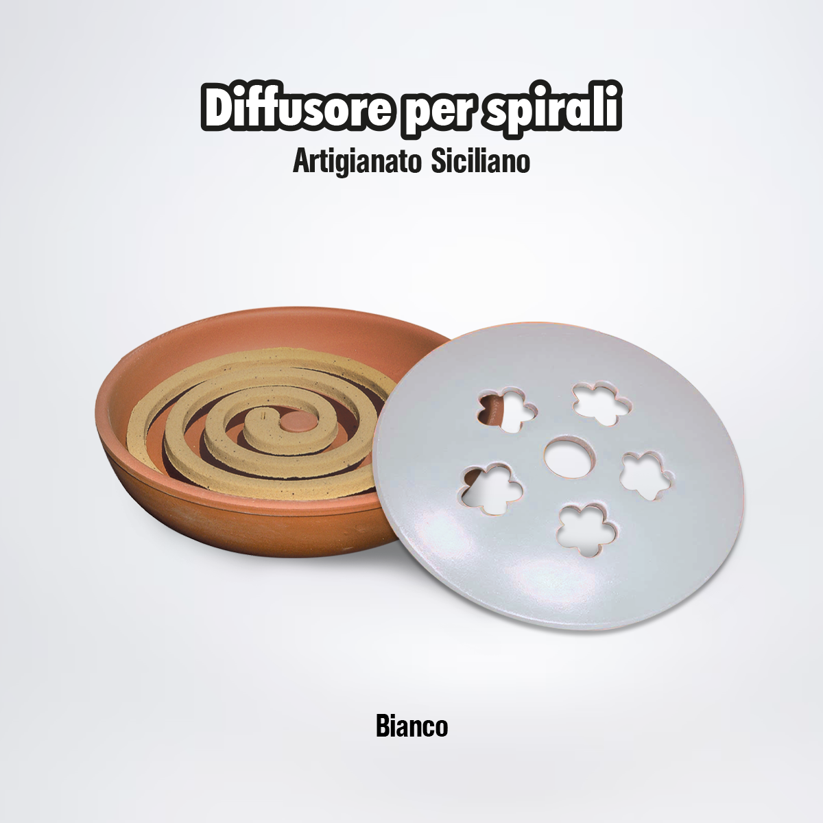 Zampirone spirale per zanzare SANDOKAN contenitore D.14 cm assortito - 9