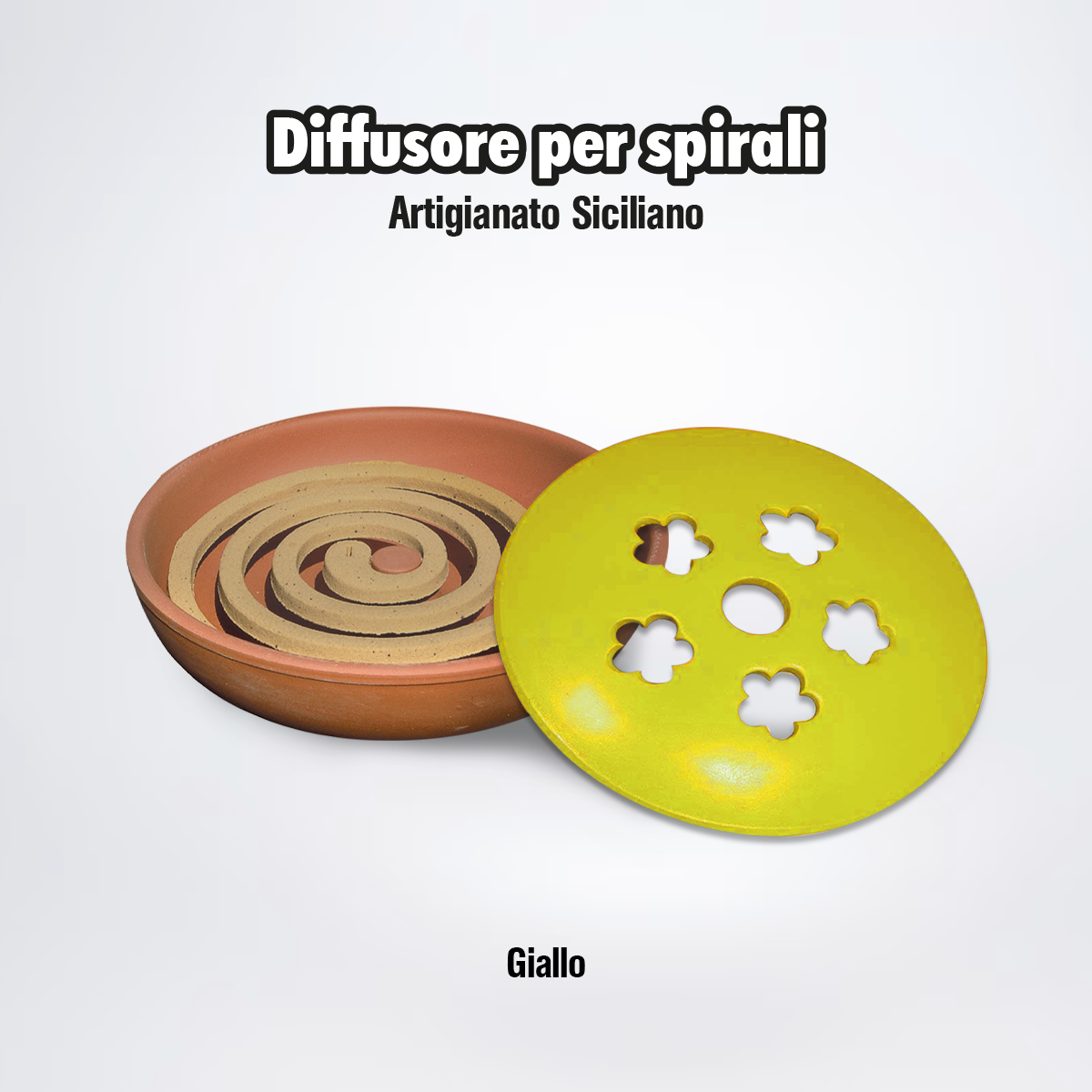 Zampirone spirale per zanzare SANDOKAN contenitore D.14 cm assortito - 8