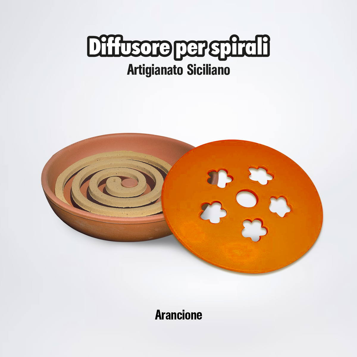 Zampirone spirale per zanzare SANDOKAN contenitore D.14 cm assortito - 7