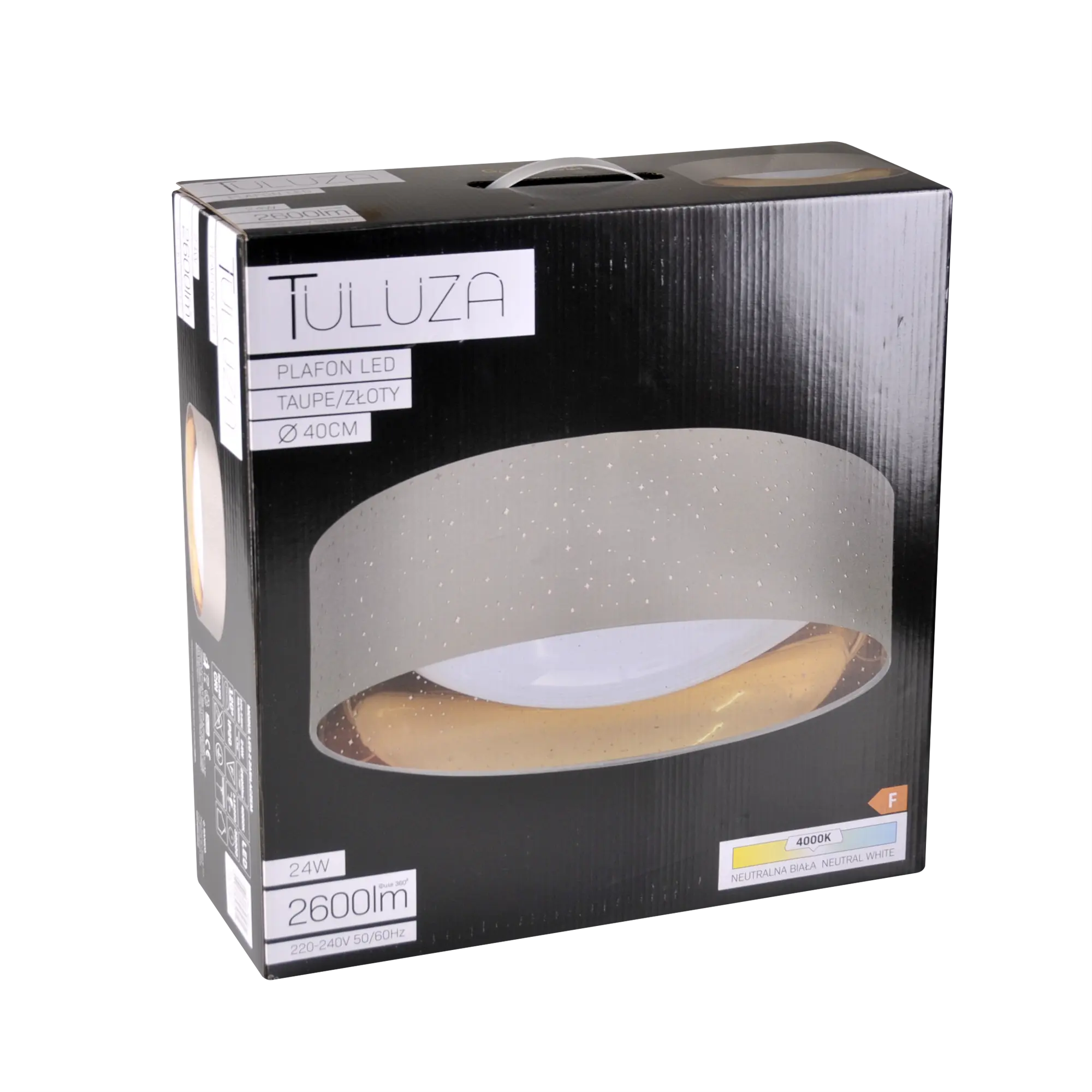Plafon Tuluza taupe-złoty 40 cm LED Goldlux - 7