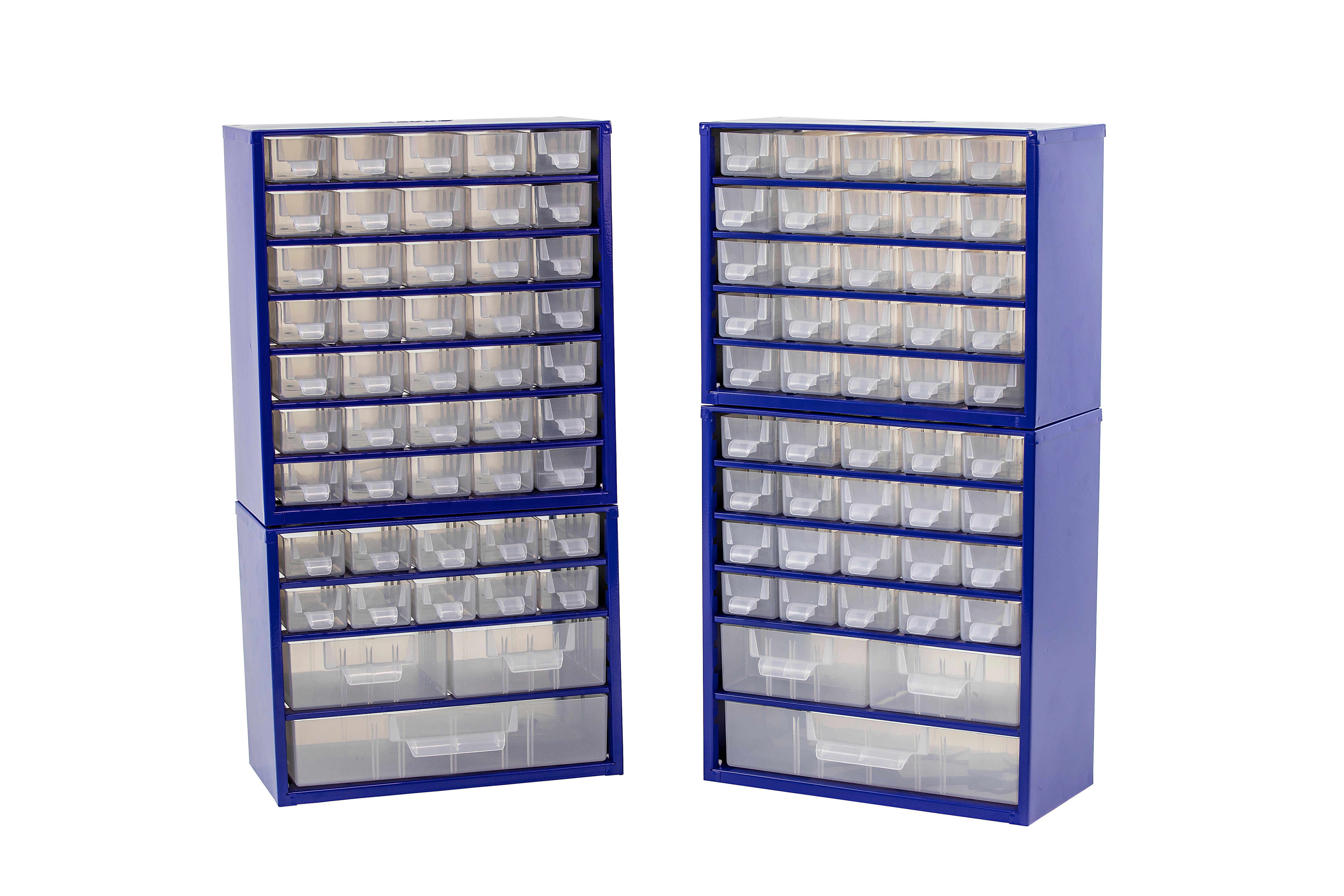 Organizador de tornillos de polipropileno con 13 cajones de 23.7x30.5x14.5 cm