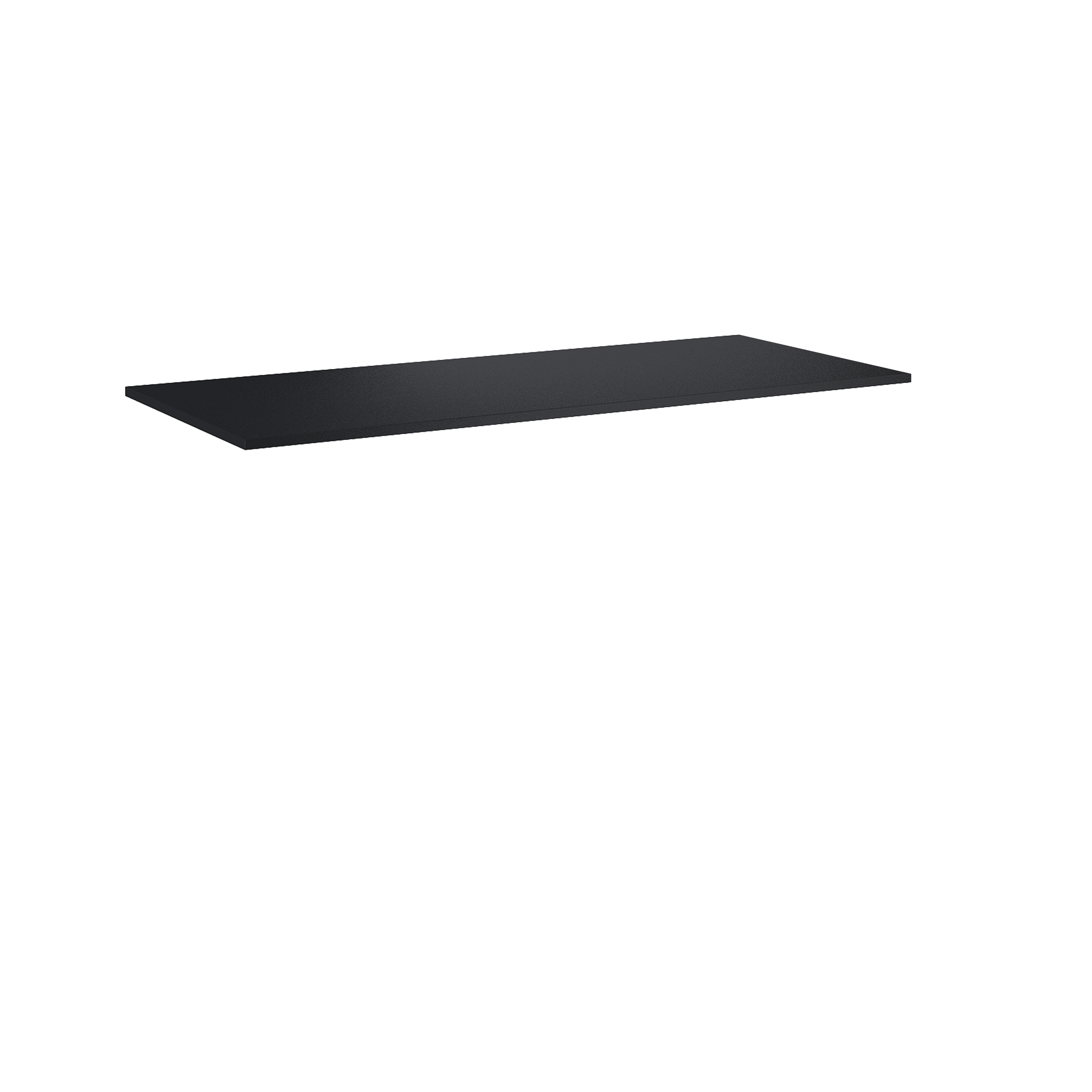 Blat łazienkowy Nabel/Leo 120x46.4x2.2 cm czarny mat Roca