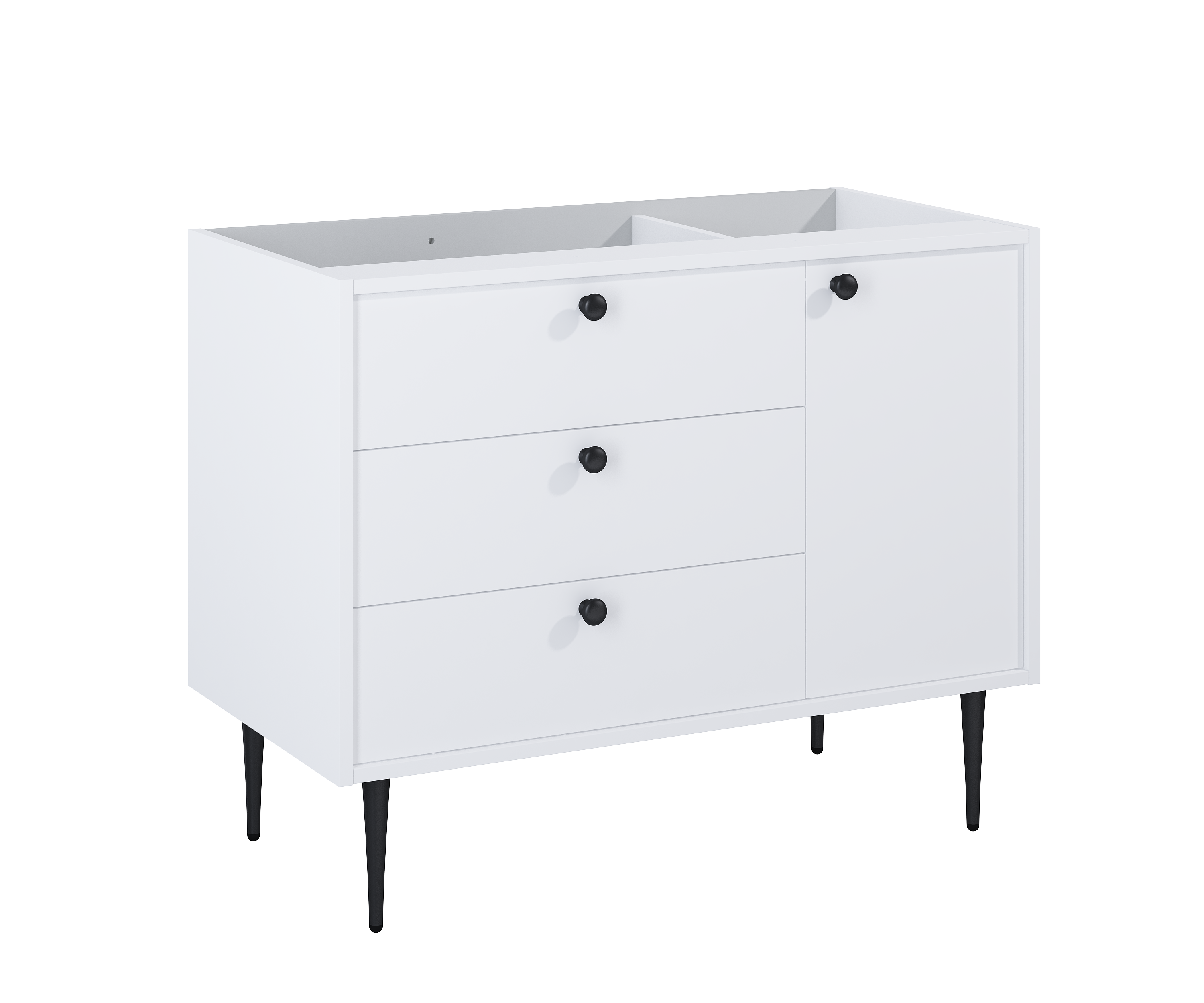 Szafka łazienkowa stojąca Leo 90x45.6x71.9 cm biały mat Roca