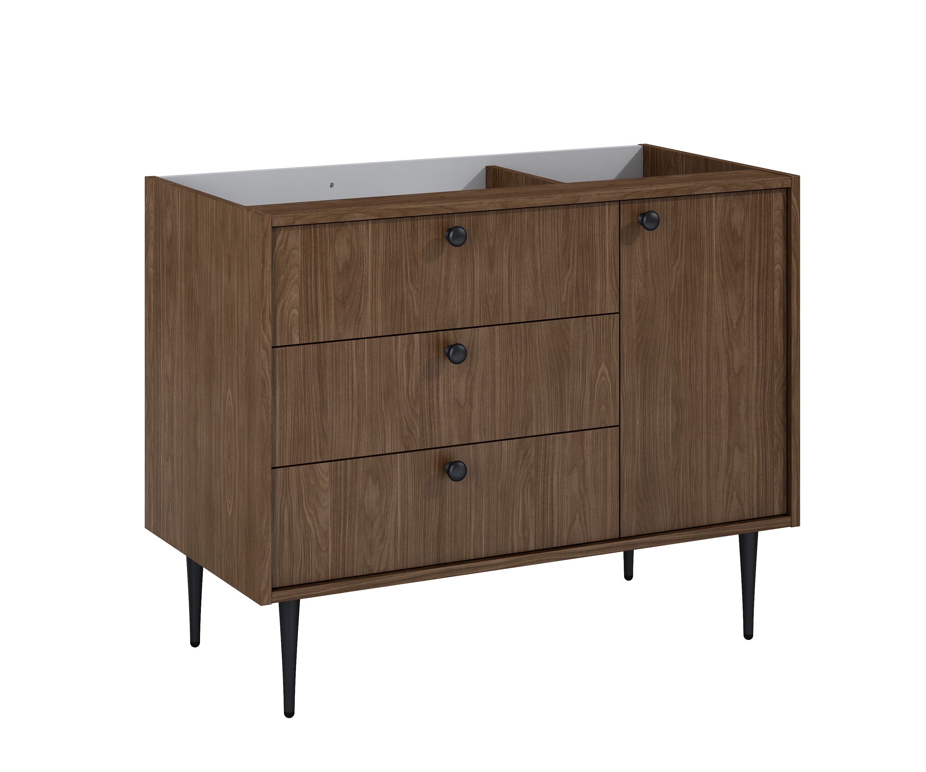 Szafka łazienkowa stojąca Leo 90x45.6x71.9 cm orzech Lincoln Roca ...