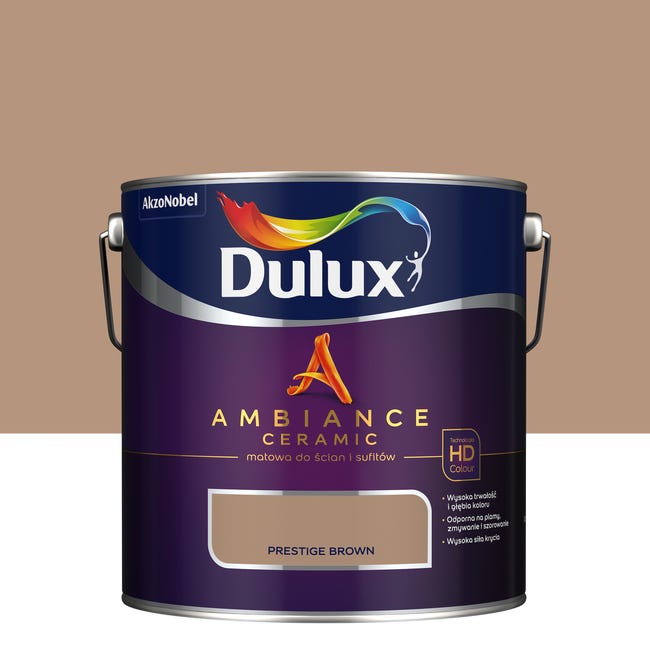 Farba Dulux Ambiance Ceramic prestige brown 2,5 L