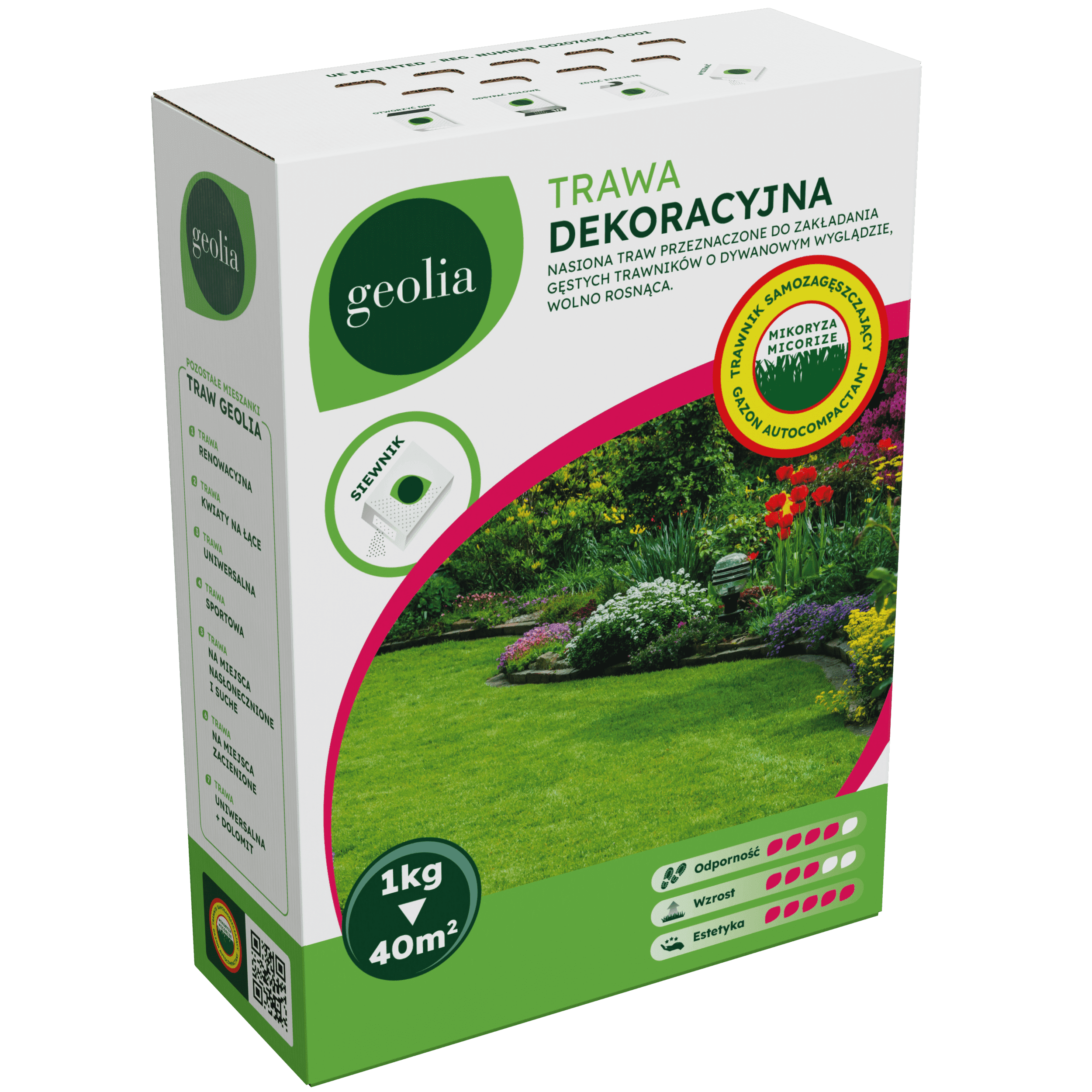 Nasiona trawy dekoracyjnej + mikoryza 1kg Geolia