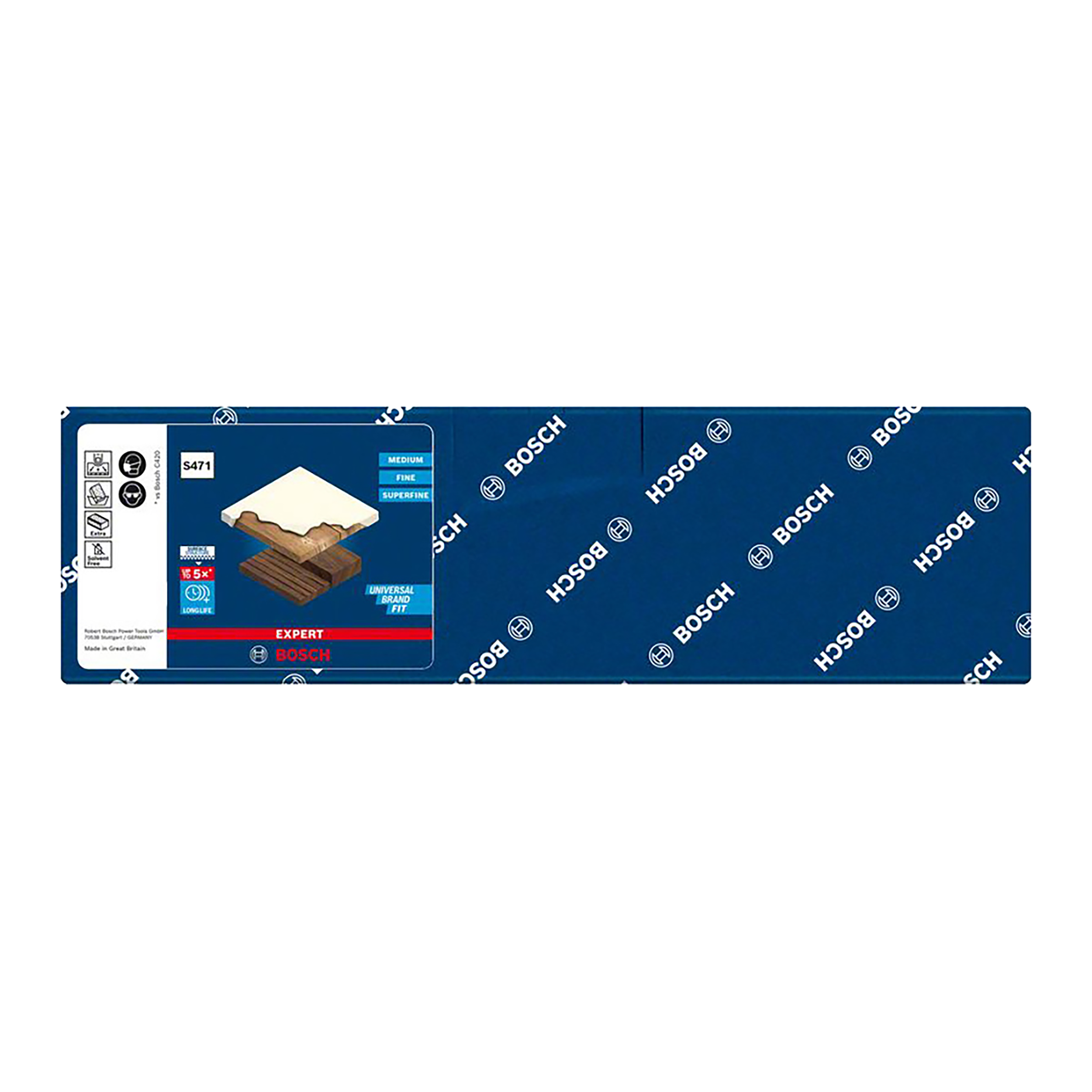 Gąbka ścierna 4-stronna 68x97x27 mm ŚREDNIA BOSCH - 3